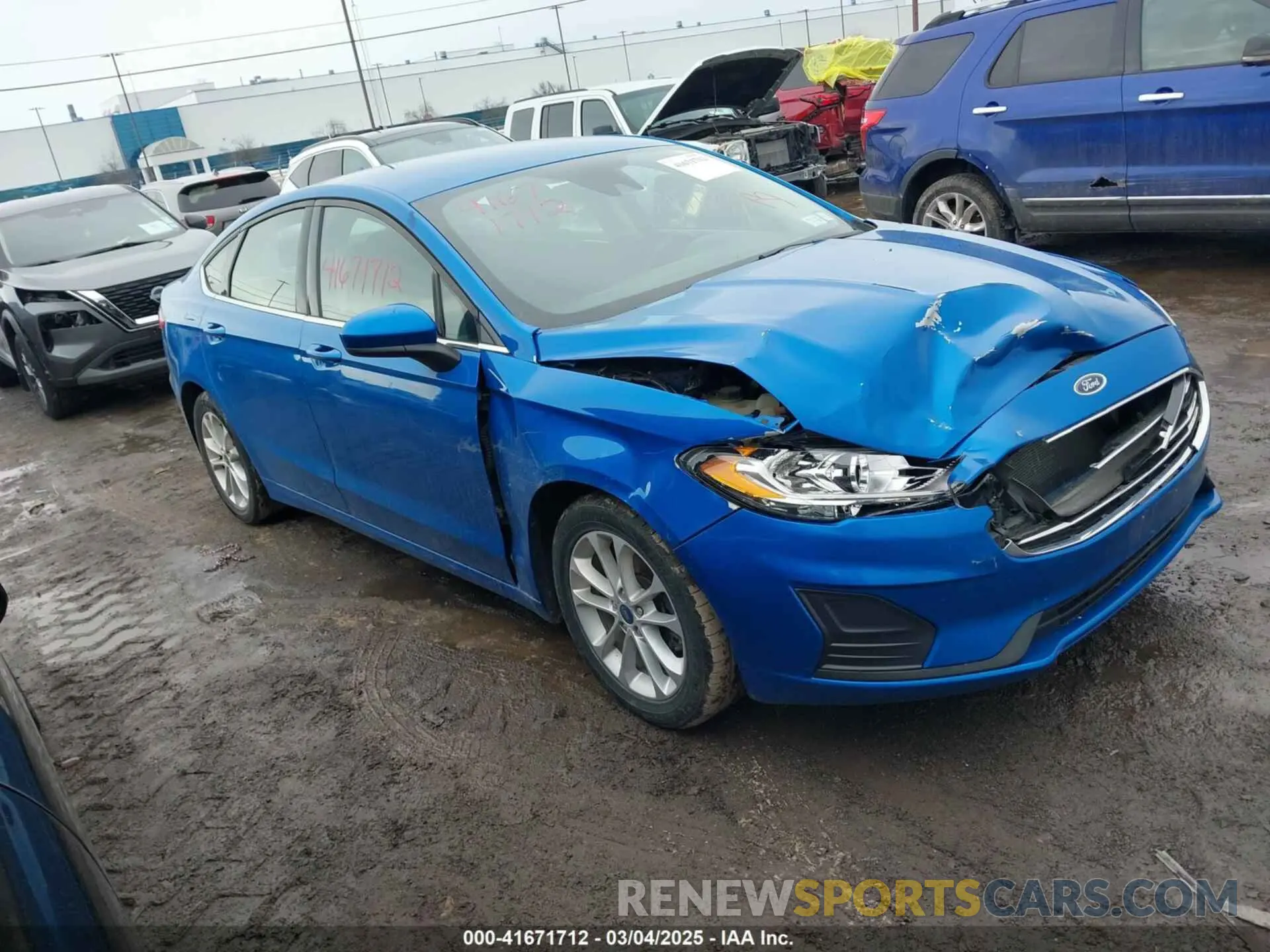 1 Photograph of a damaged car 3FA6P0HD1LR149783 FORD FUSION 2020