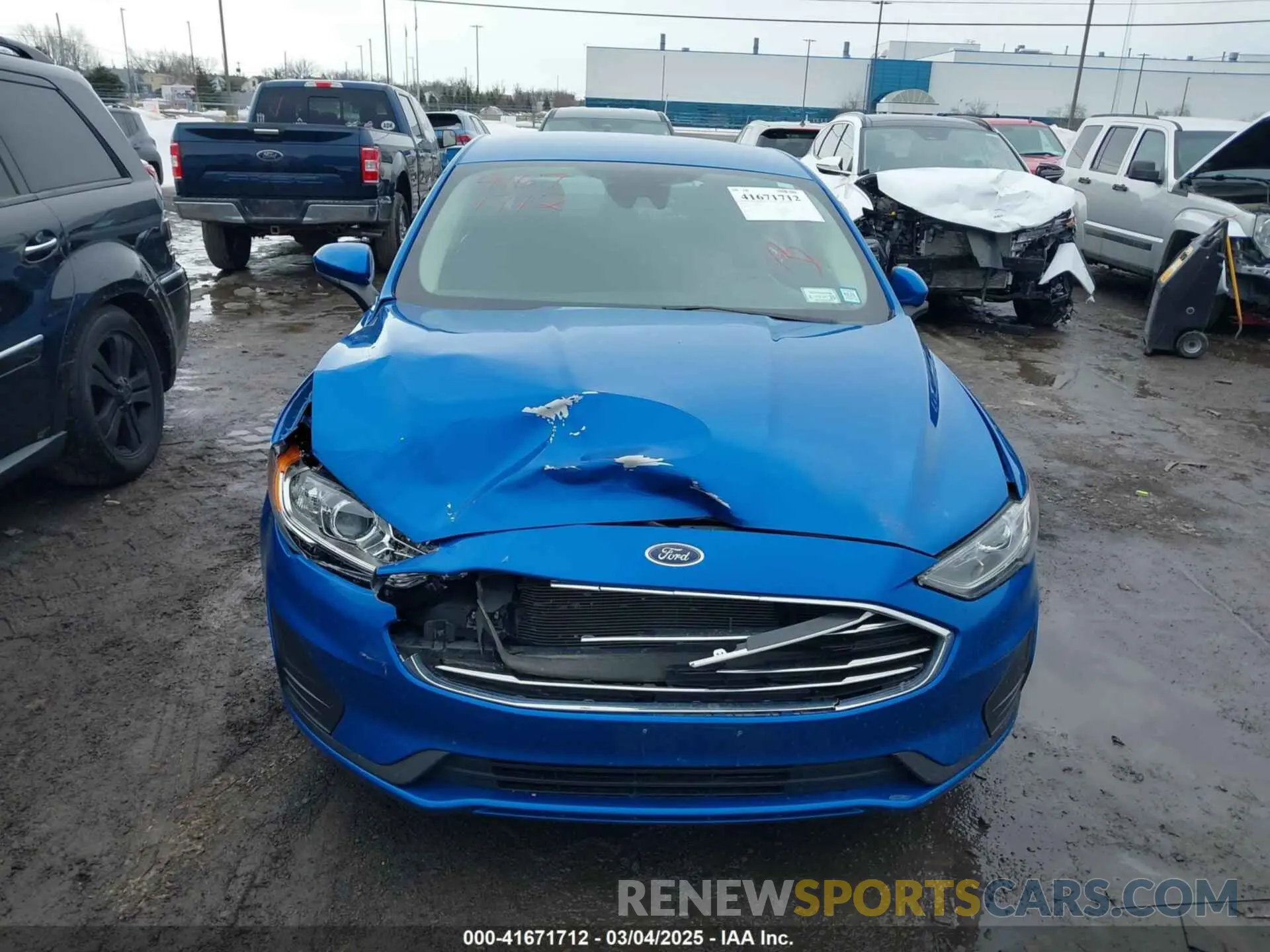 12 Photograph of a damaged car 3FA6P0HD1LR149783 FORD FUSION 2020