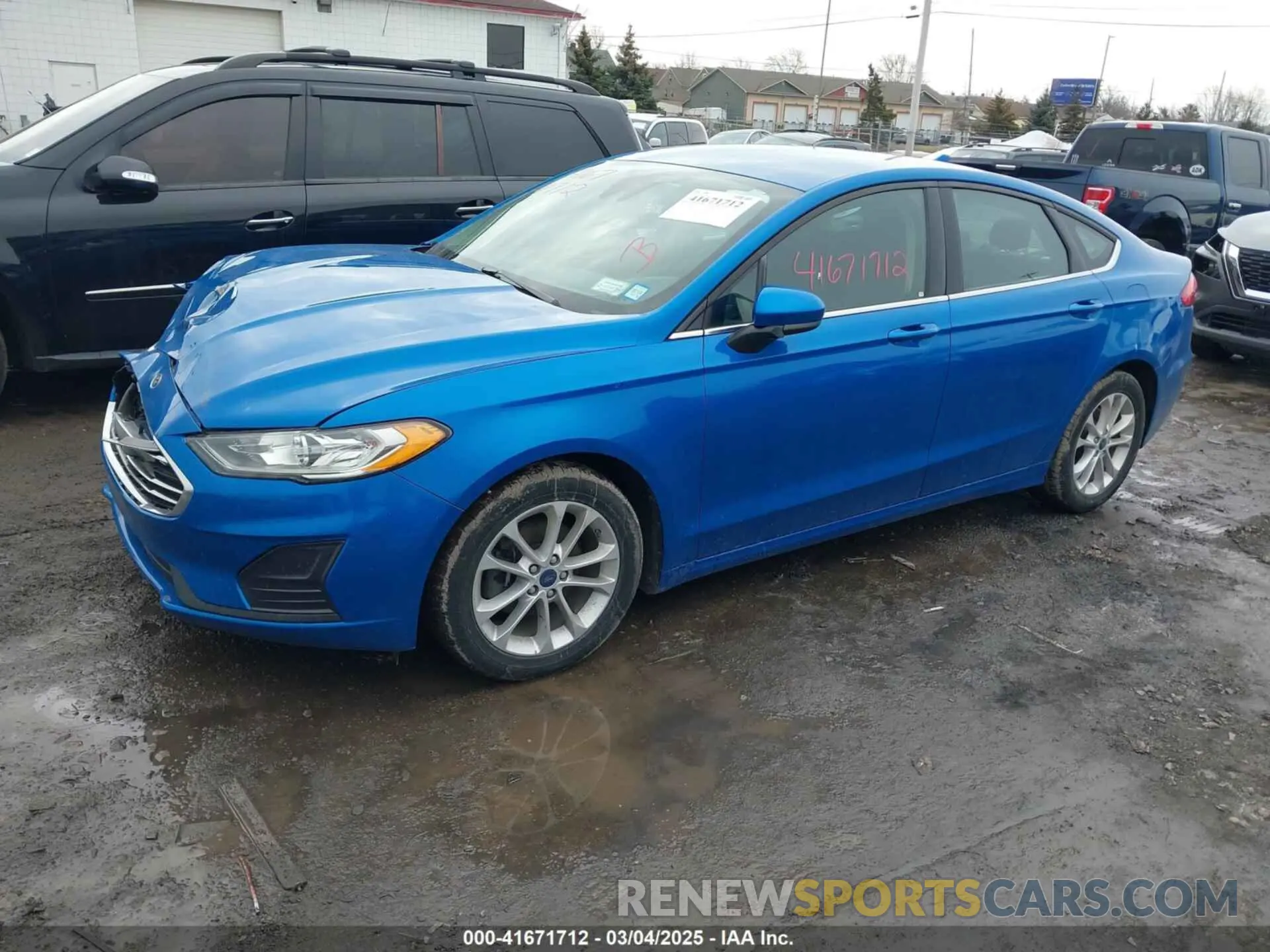 2 Photograph of a damaged car 3FA6P0HD1LR149783 FORD FUSION 2020