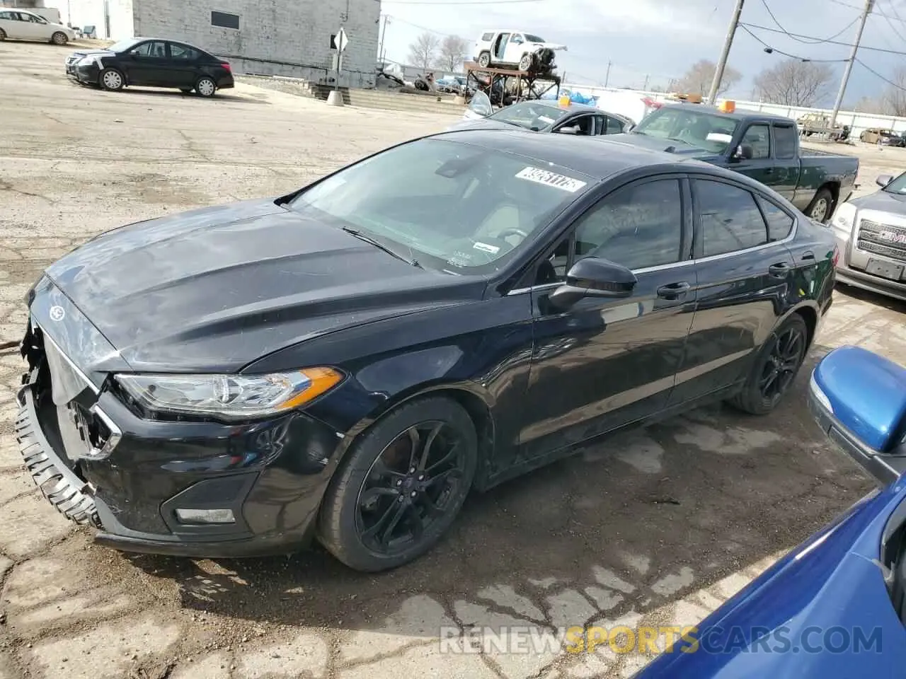 1 Photograph of a damaged car 3FA6P0HD1LR223820 FORD FUSION 2020