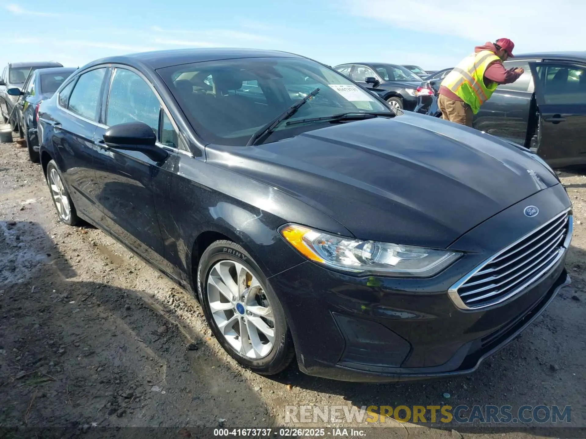 1 Photograph of a damaged car 3FA6P0HD1LR251830 FORD FUSION 2020