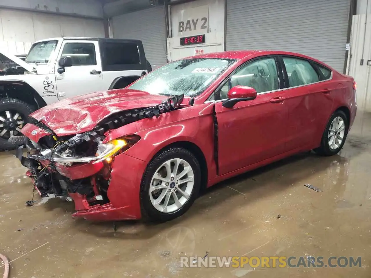 1 Photograph of a damaged car 3FA6P0HD2LR144348 FORD FUSION 2020