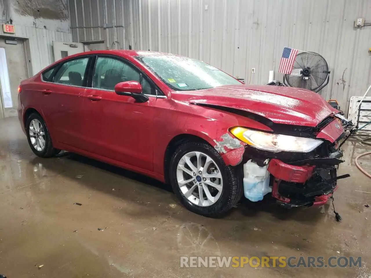 4 Photograph of a damaged car 3FA6P0HD2LR144348 FORD FUSION 2020