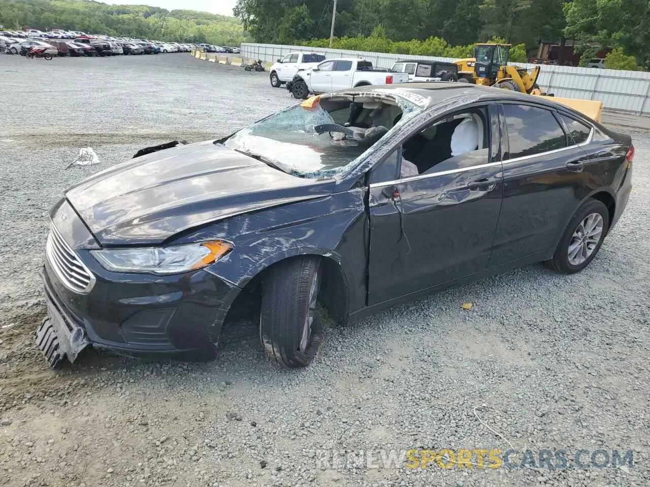 1 Photograph of a damaged car 3FA6P0HD2LR150490 FORD FUSION 2020