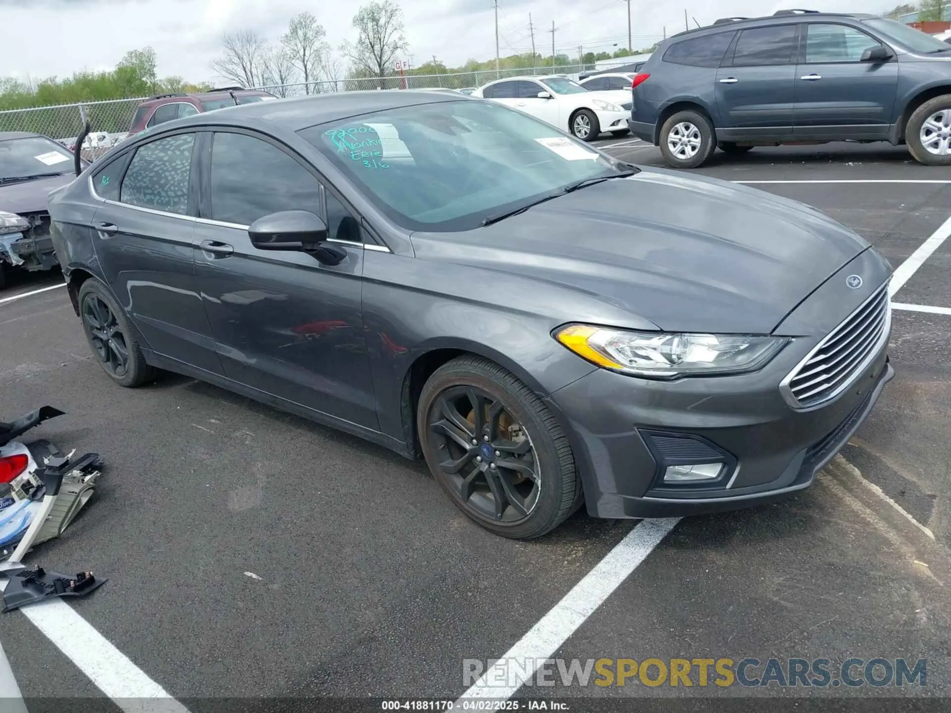 1 Photograph of a damaged car 3FA6P0HD2LR161148 FORD FUSION 2020
