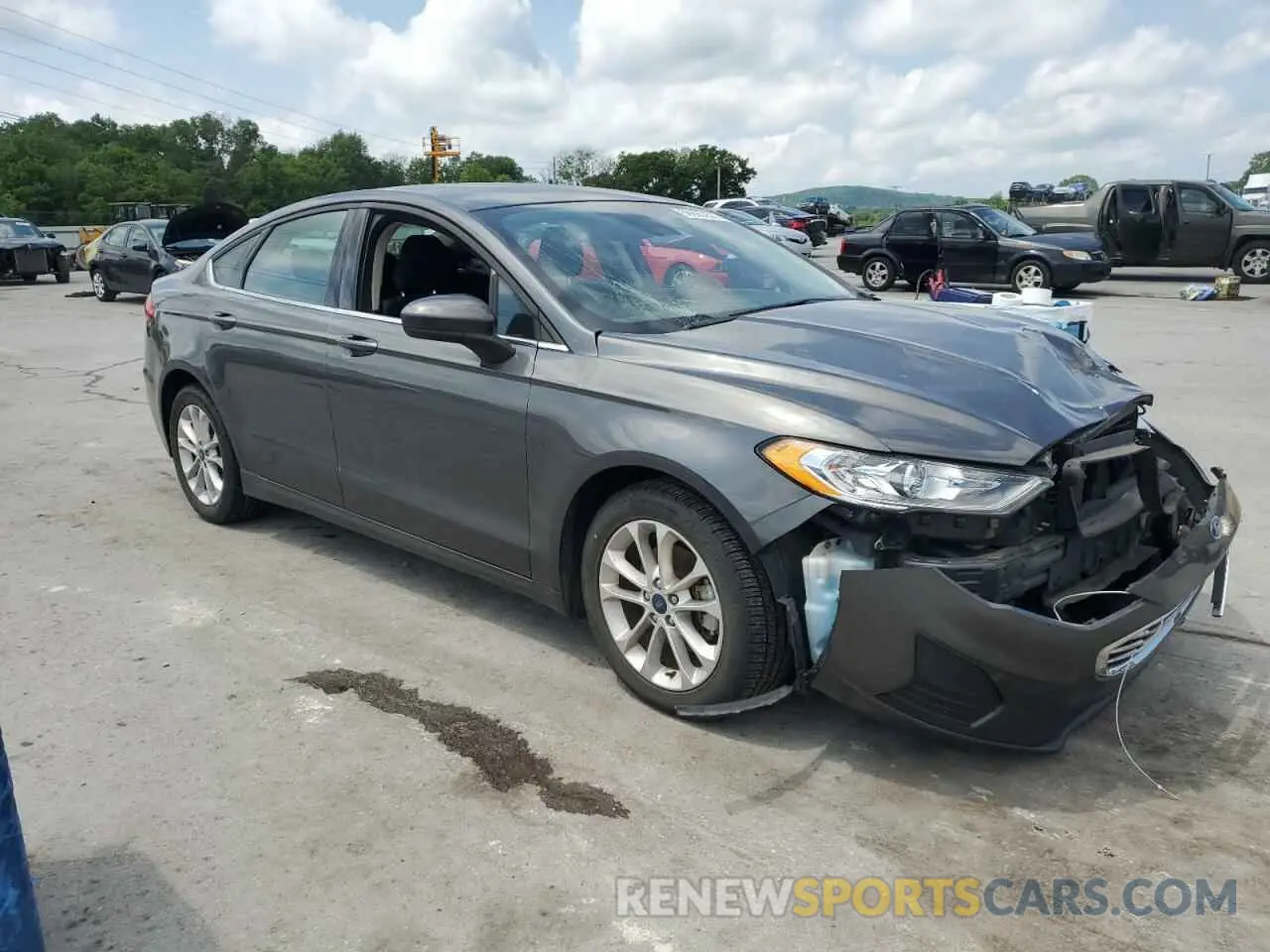 4 Photograph of a damaged car 3FA6P0HD2LR164955 FORD FUSION 2020