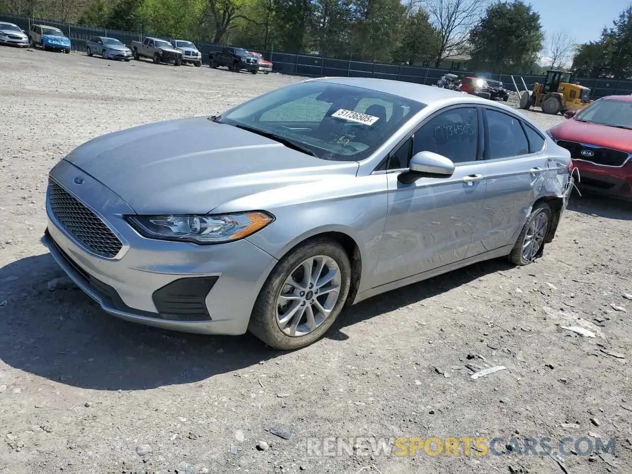 1 Photograph of a damaged car 3FA6P0HD2LR184283 FORD FUSION 2020