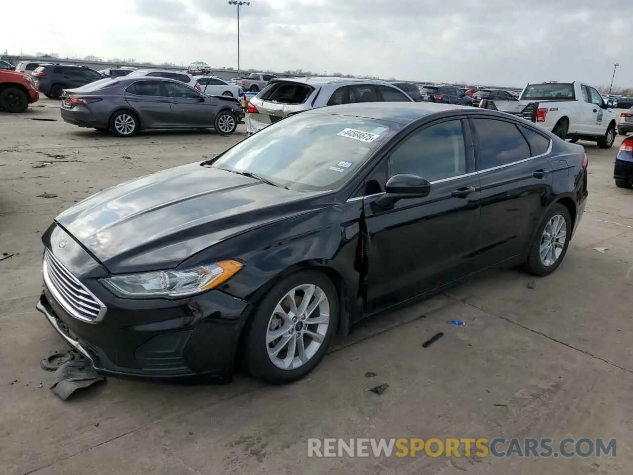 1 Photograph of a damaged car 3FA6P0HD2LR263579 FORD FUSION 2020