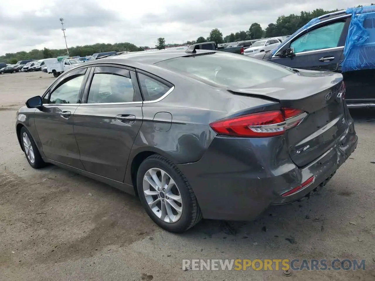 2 Photograph of a damaged car 3FA6P0HD3LR102335 FORD FUSION 2020