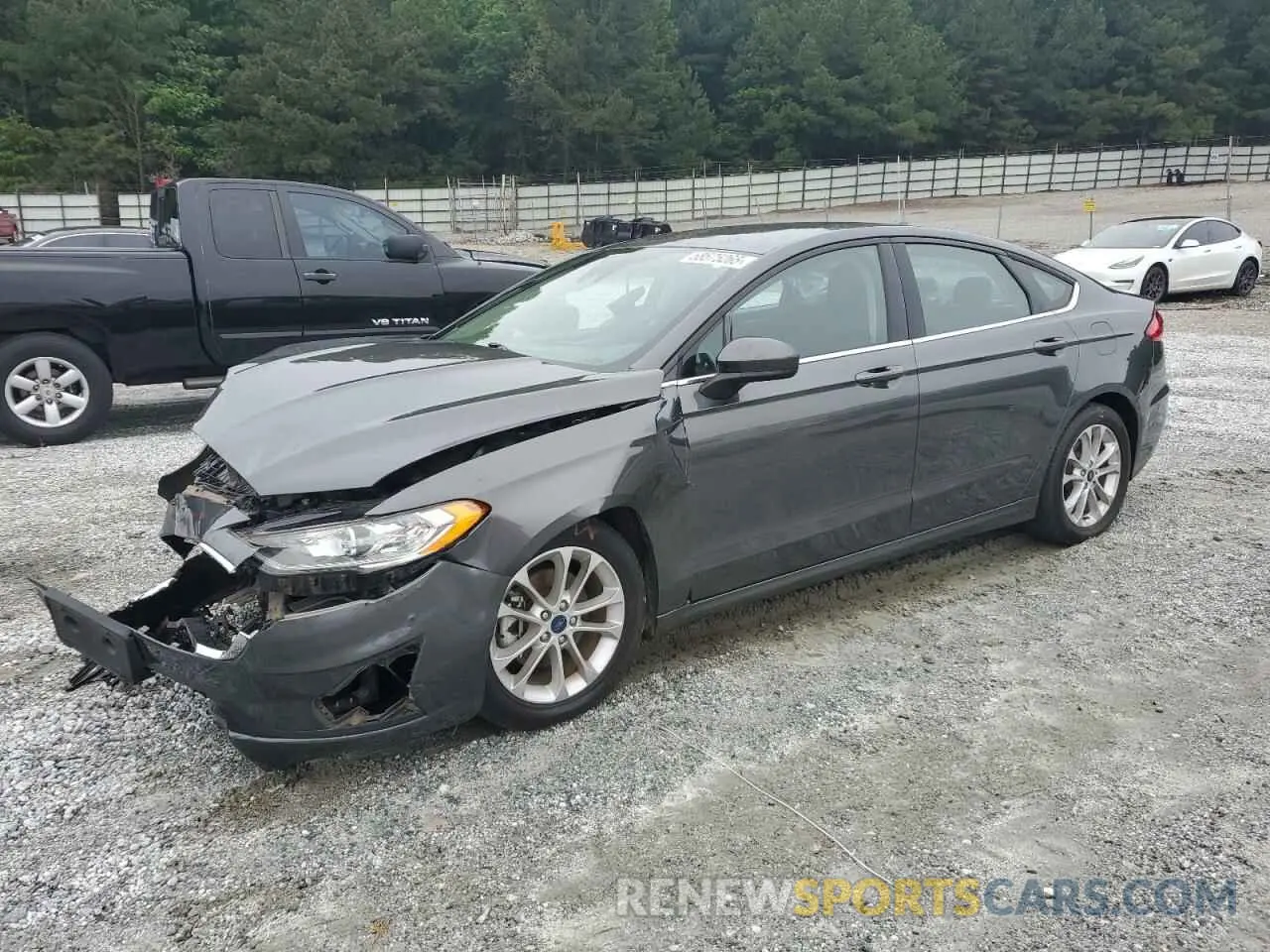 1 Photograph of a damaged car 3FA6P0HD3LR143242 FORD FUSION 2020