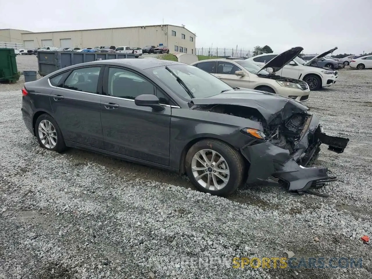 4 Photograph of a damaged car 3FA6P0HD3LR143242 FORD FUSION 2020