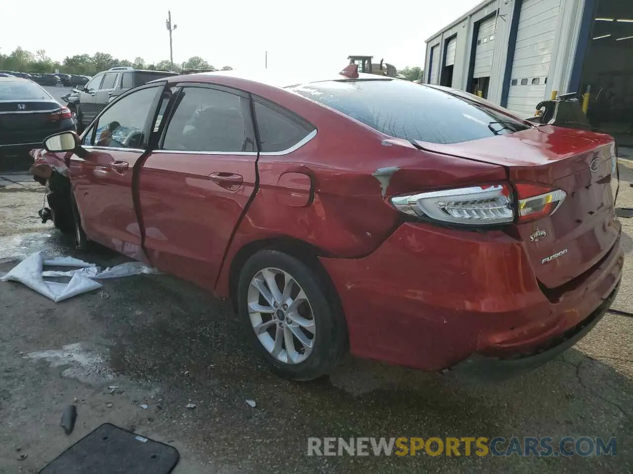 2 Photograph of a damaged car 3FA6P0HD3LR159988 FORD FUSION 2020