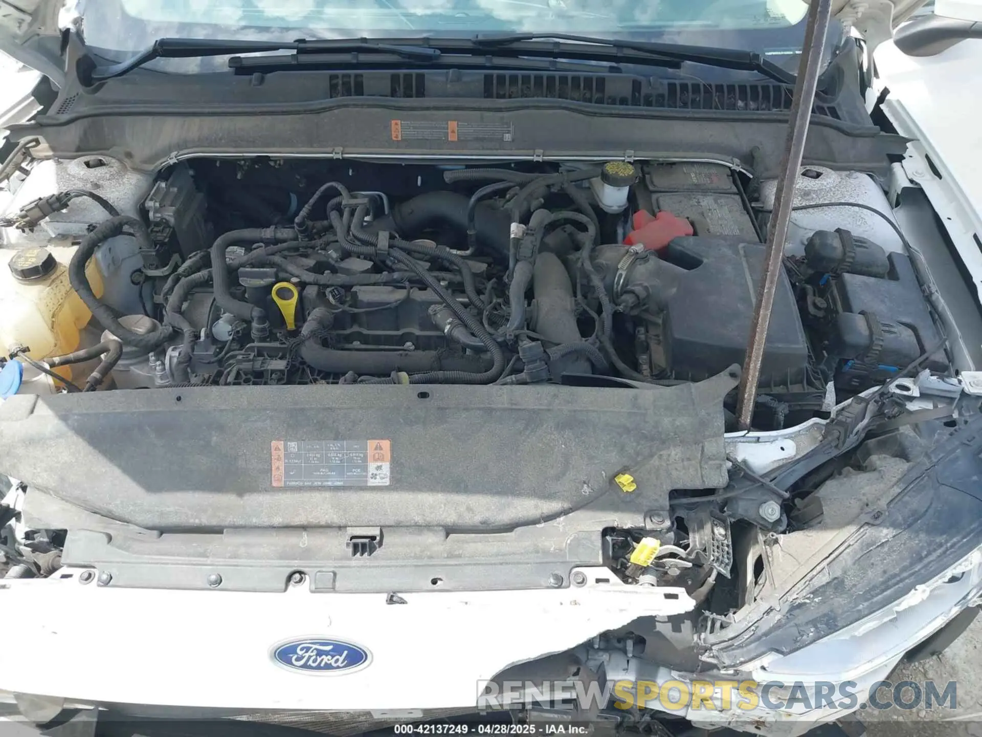 10 Photograph of a damaged car 3FA6P0HD3LR162034 FORD FUSION 2020