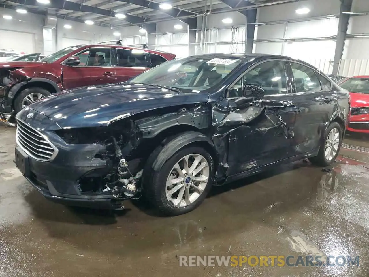 1 Photograph of a damaged car 3FA6P0HD3LR163135 FORD FUSION 2020