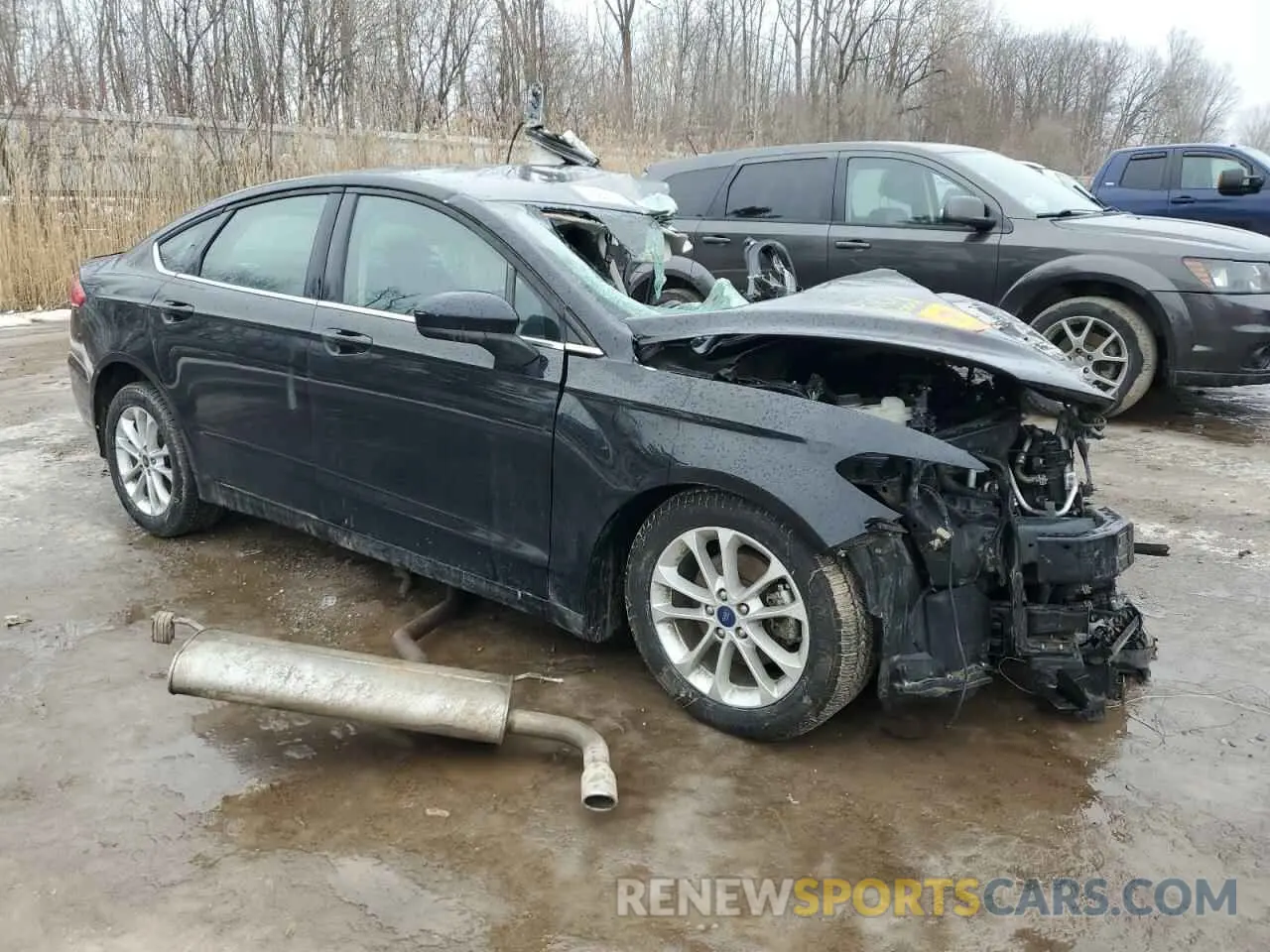 4 Photograph of a damaged car 3FA6P0HD3LR166861 FORD FUSION 2020
