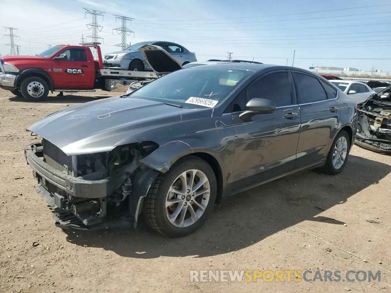 1 Photograph of a damaged car 3FA6P0HD3LR185507 FORD FUSION 2020