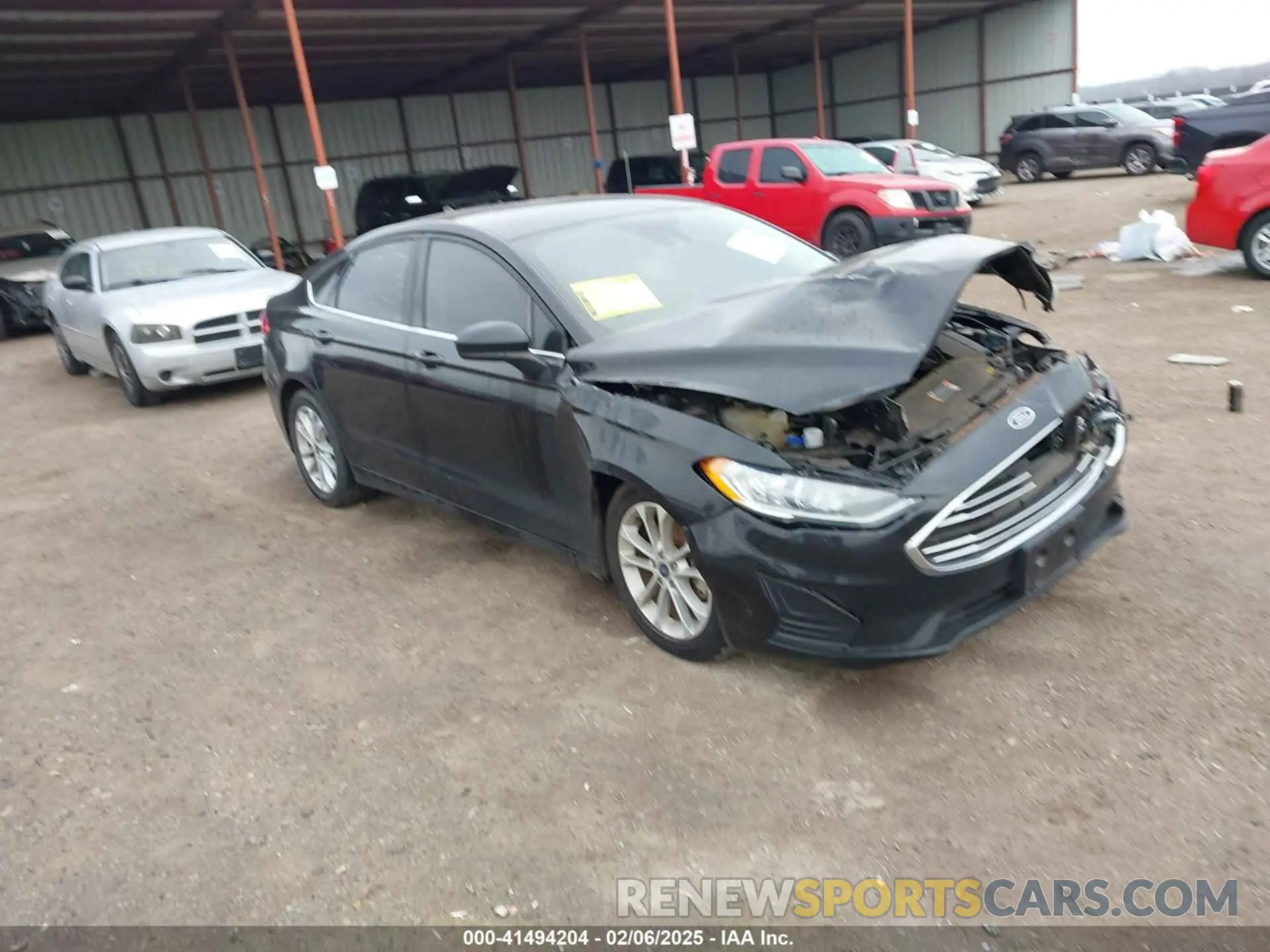 1 Photograph of a damaged car 3FA6P0HD3LR188567 FORD FUSION 2020