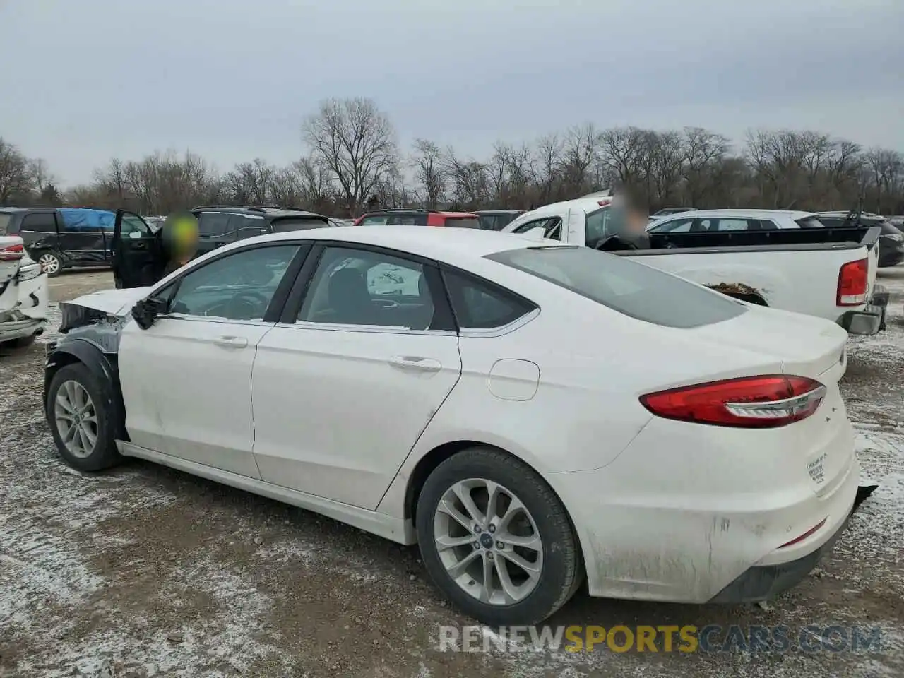 2 Photograph of a damaged car 3FA6P0HD3LR189279 FORD FUSION 2020