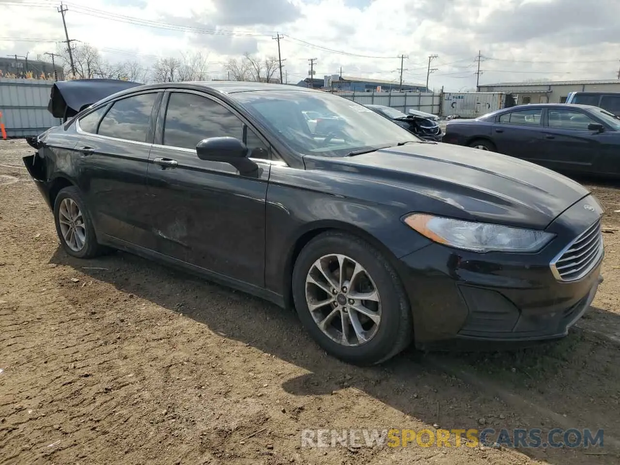 4 Photograph of a damaged car 3FA6P0HD3LR191484 FORD FUSION 2020