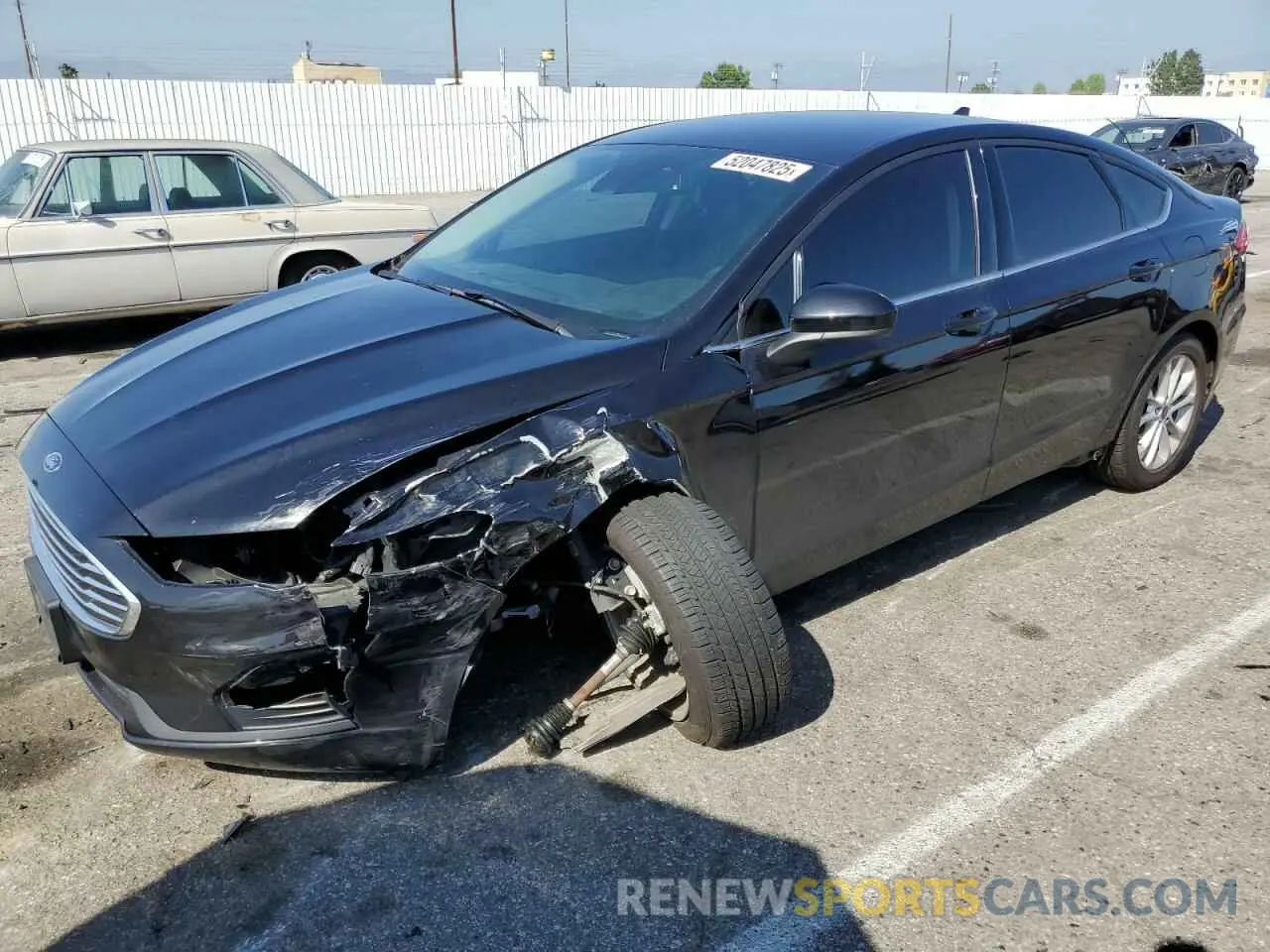 1 Photograph of a damaged car 3FA6P0HD3LR255393 FORD FUSION 2020