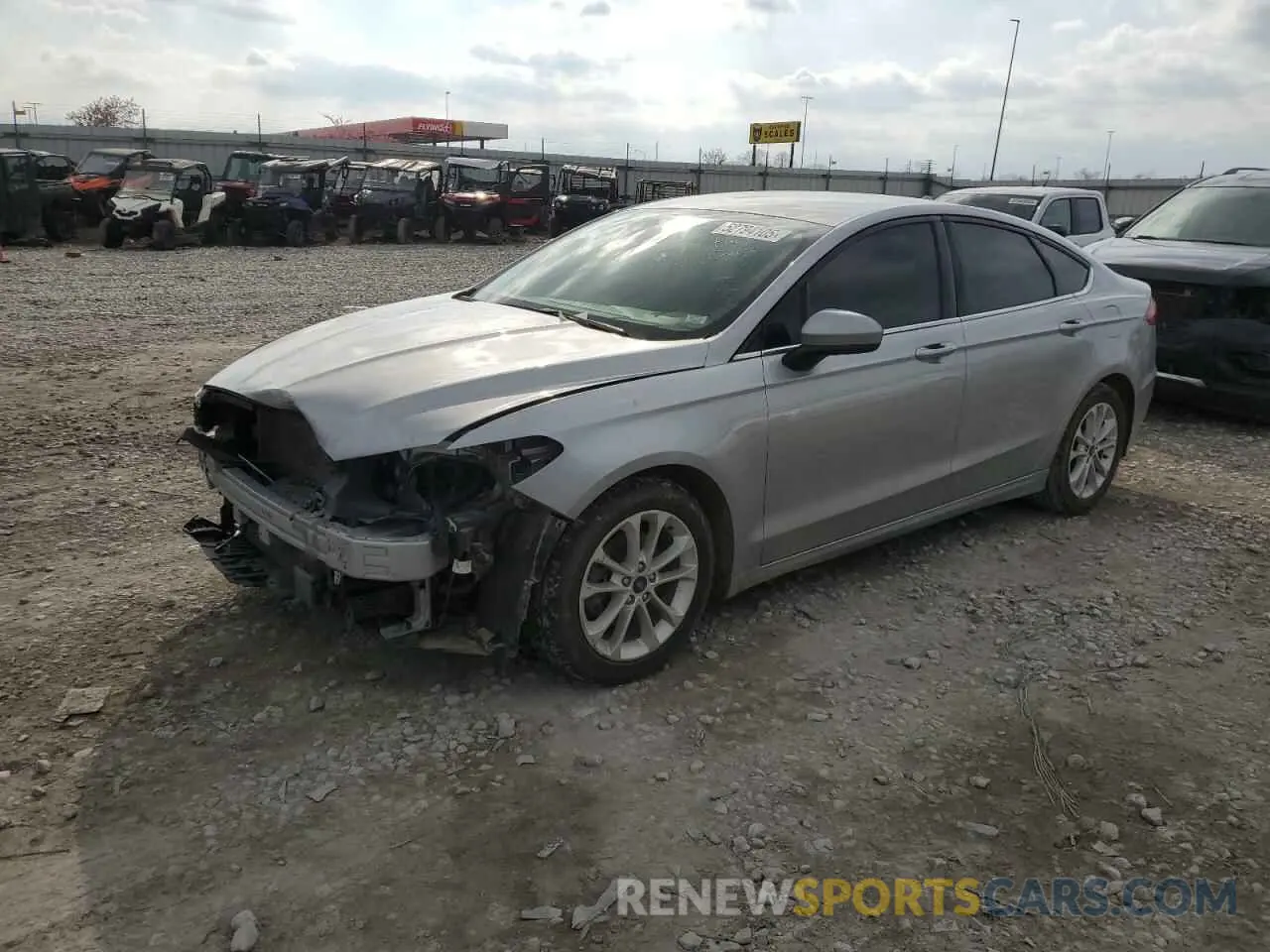 1 Photograph of a damaged car 3FA6P0HD3LR257015 FORD FUSION 2020
