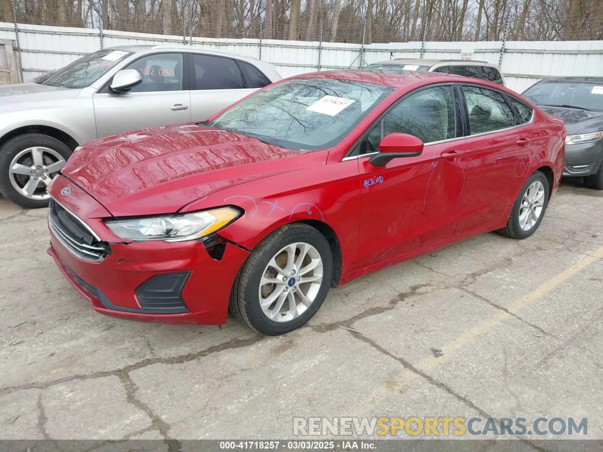2 Photograph of a damaged car 3FA6P0HD4LR109679 FORD FUSION 2020