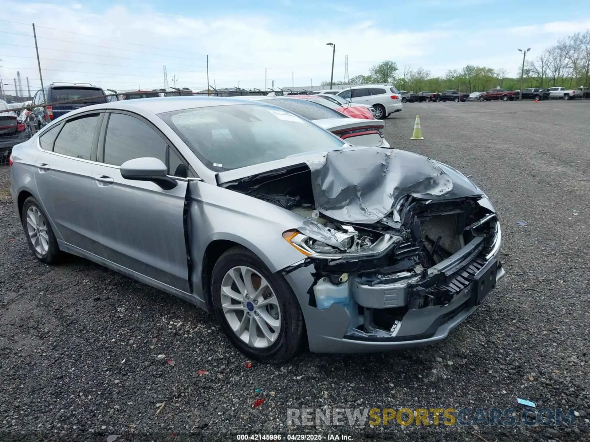 1 Photograph of a damaged car 3FA6P0HD4LR188366 FORD FUSION 2020