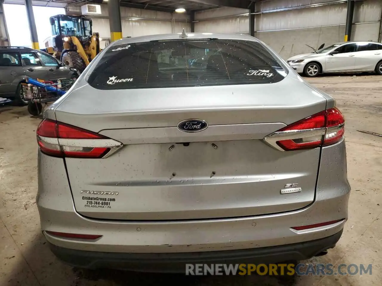 6 Photograph of a damaged car 3FA6P0HD5LR118519 FORD FUSION 2020