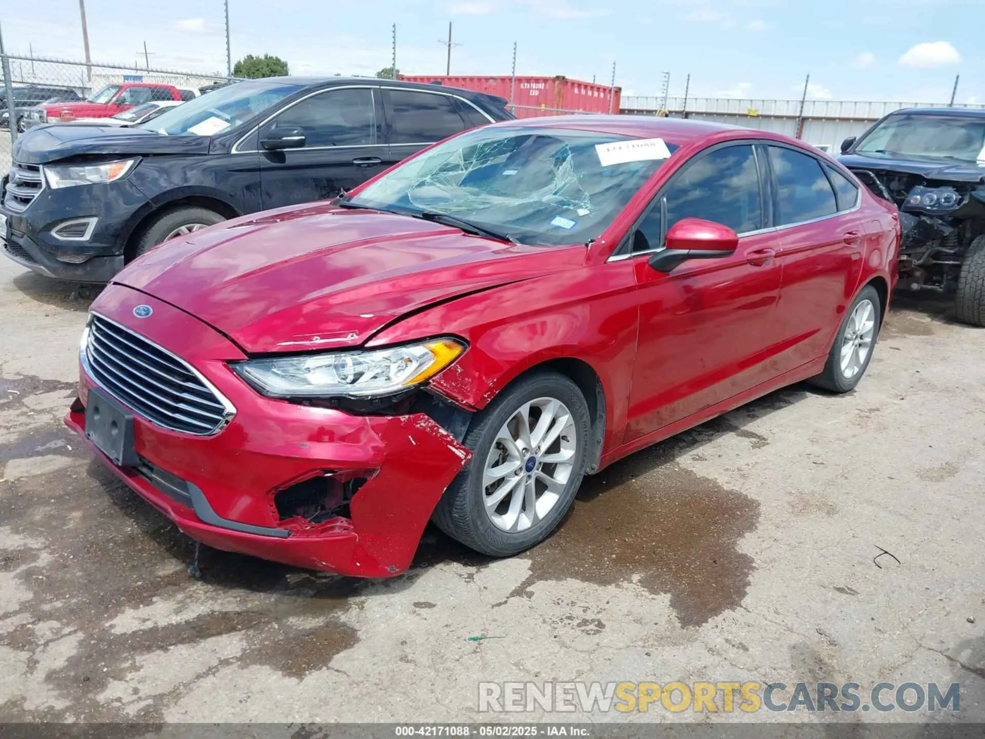 2 Photograph of a damaged car 3FA6P0HD5LR147857 FORD FUSION 2020