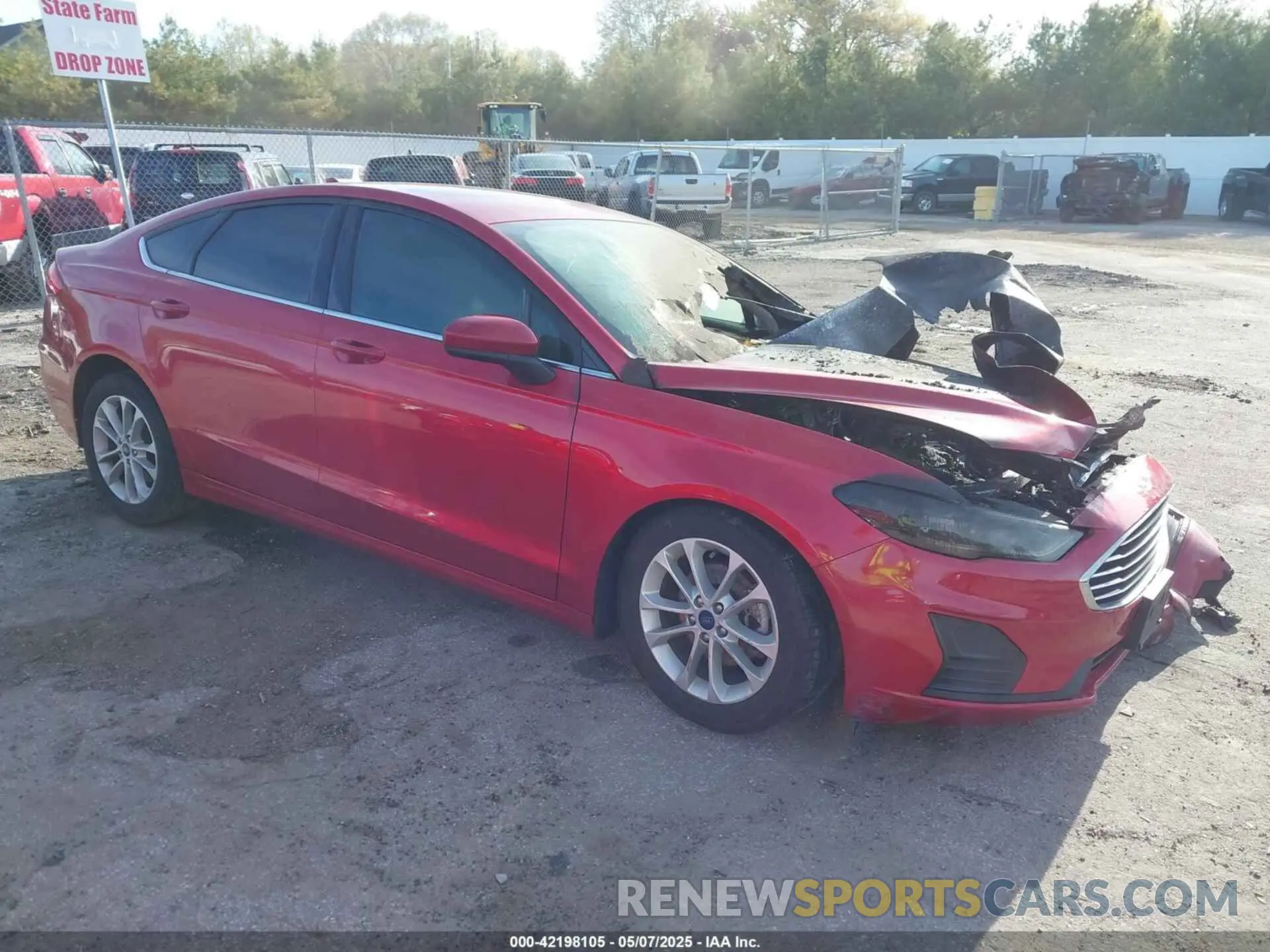 1 Photograph of a damaged car 3FA6P0HD5LR229457 FORD FUSION 2020