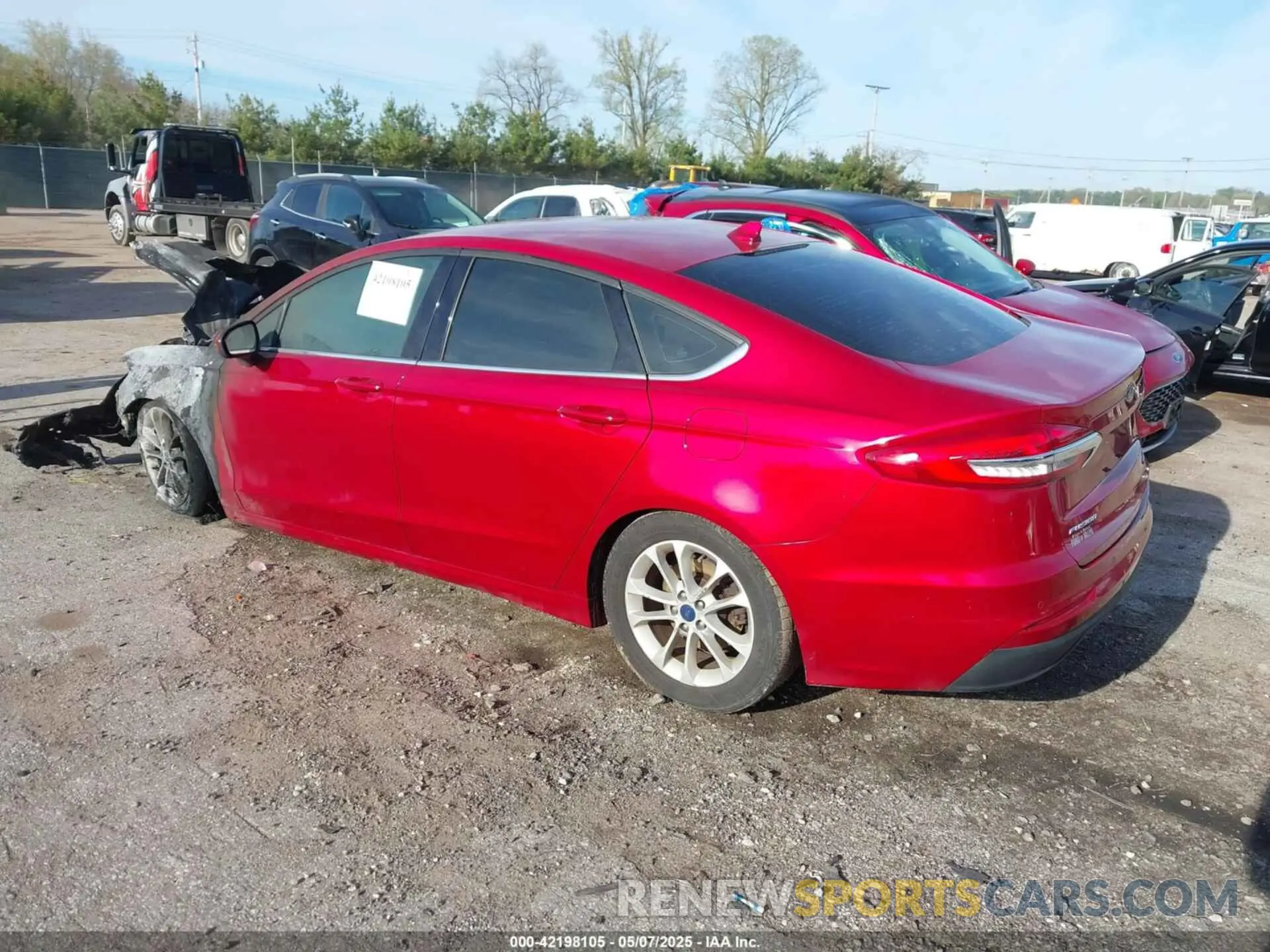 3 Photograph of a damaged car 3FA6P0HD5LR229457 FORD FUSION 2020