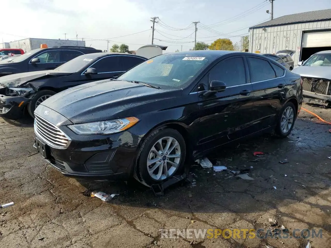 1 Photograph of a damaged car 3FA6P0HD5LR245707 FORD FUSION 2020
