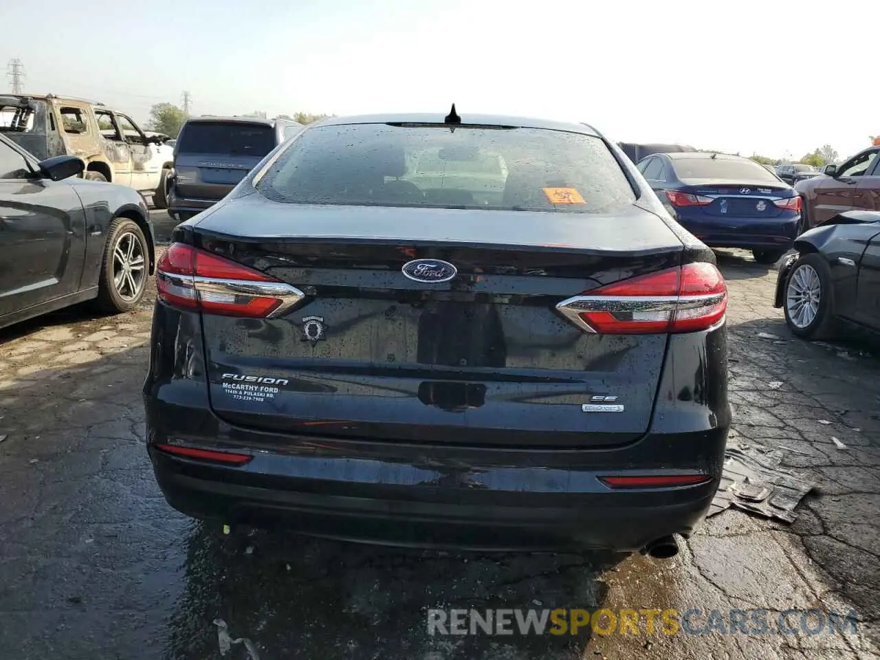 6 Photograph of a damaged car 3FA6P0HD5LR245707 FORD FUSION 2020