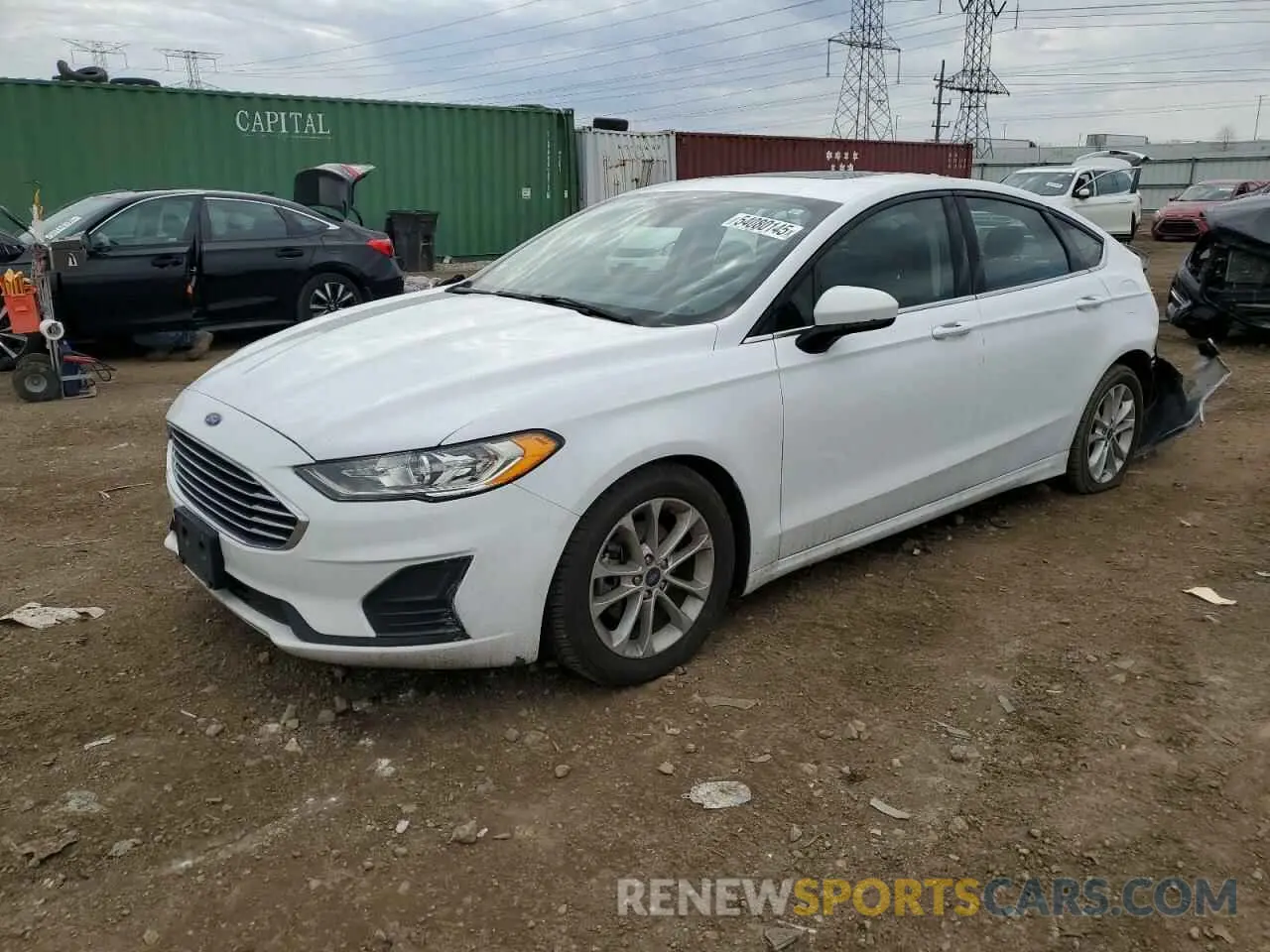 1 Photograph of a damaged car 3FA6P0HD5LR255590 FORD FUSION 2020