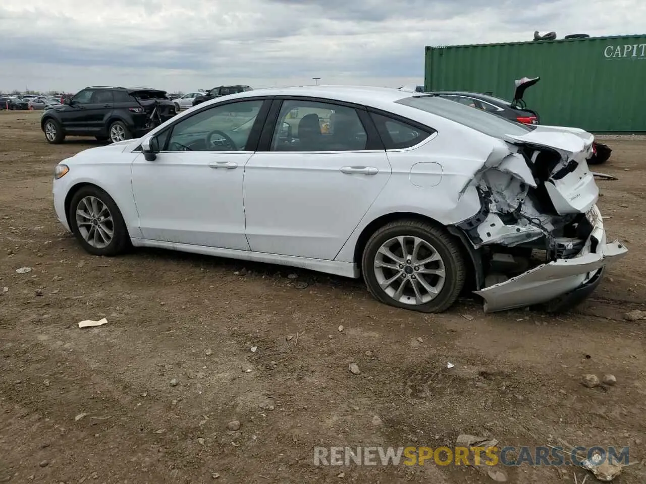 2 Photograph of a damaged car 3FA6P0HD5LR255590 FORD FUSION 2020