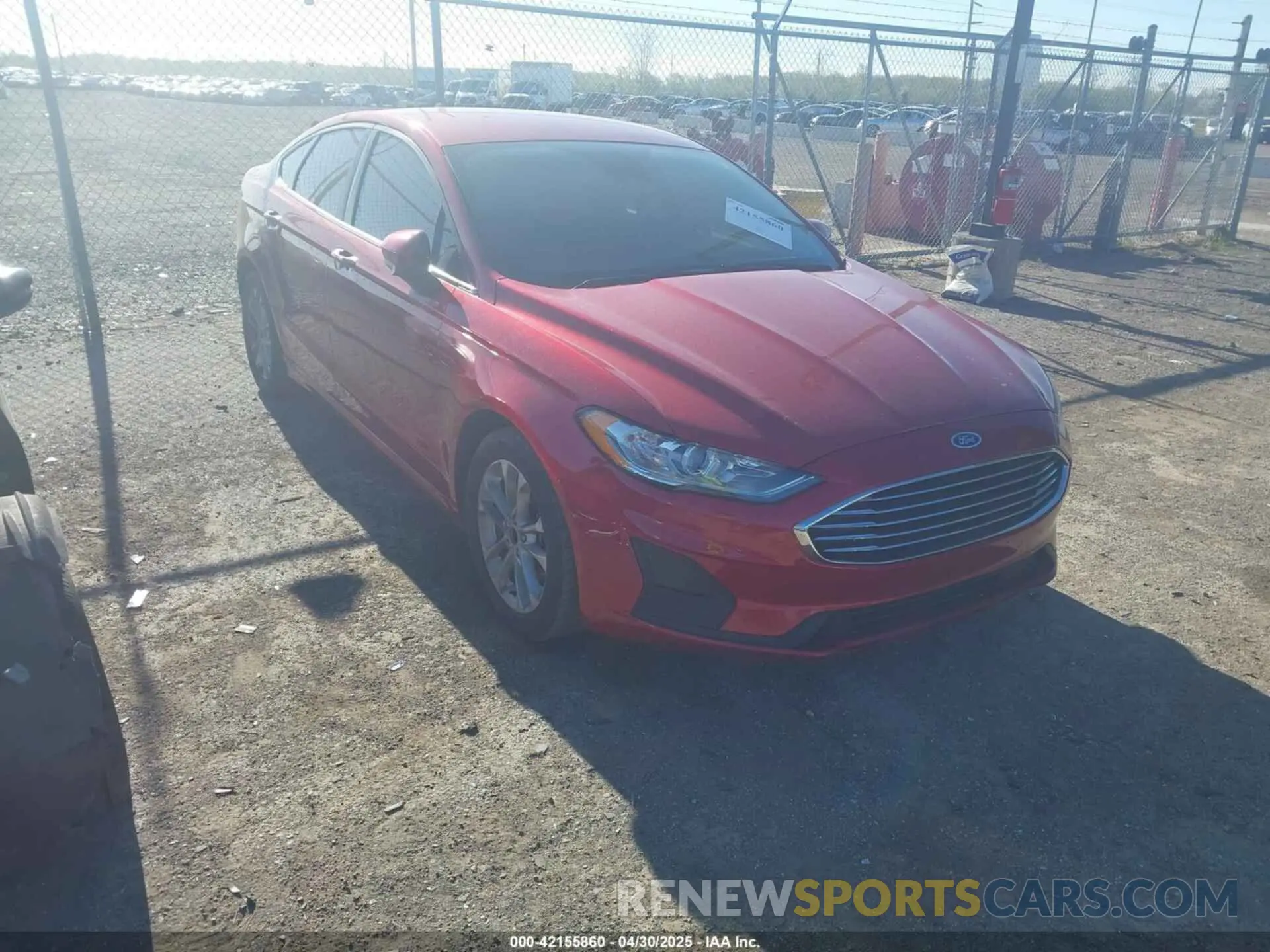 1 Photograph of a damaged car 3FA6P0HD6LR108338 FORD FUSION 2020