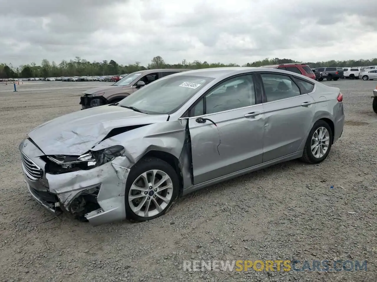 1 Photograph of a damaged car 3FA6P0HD6LR122367 FORD FUSION 2020