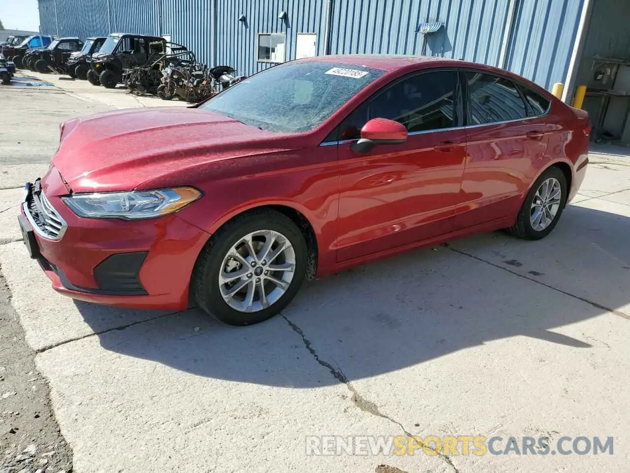 1 Photograph of a damaged car 3FA6P0HD6LR162173 FORD FUSION 2020