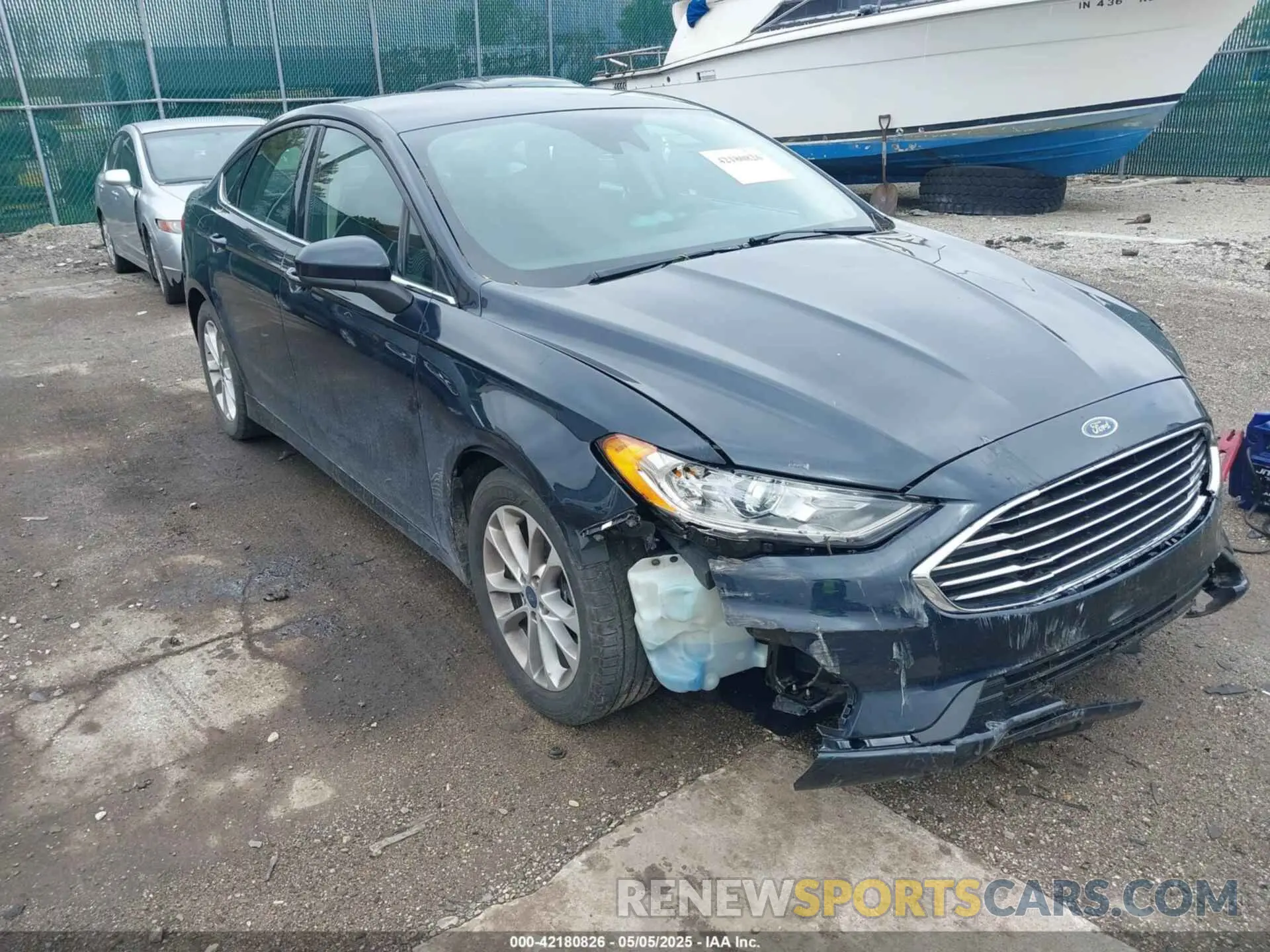 1 Photograph of a damaged car 3FA6P0HD7LR110180 FORD FUSION 2020