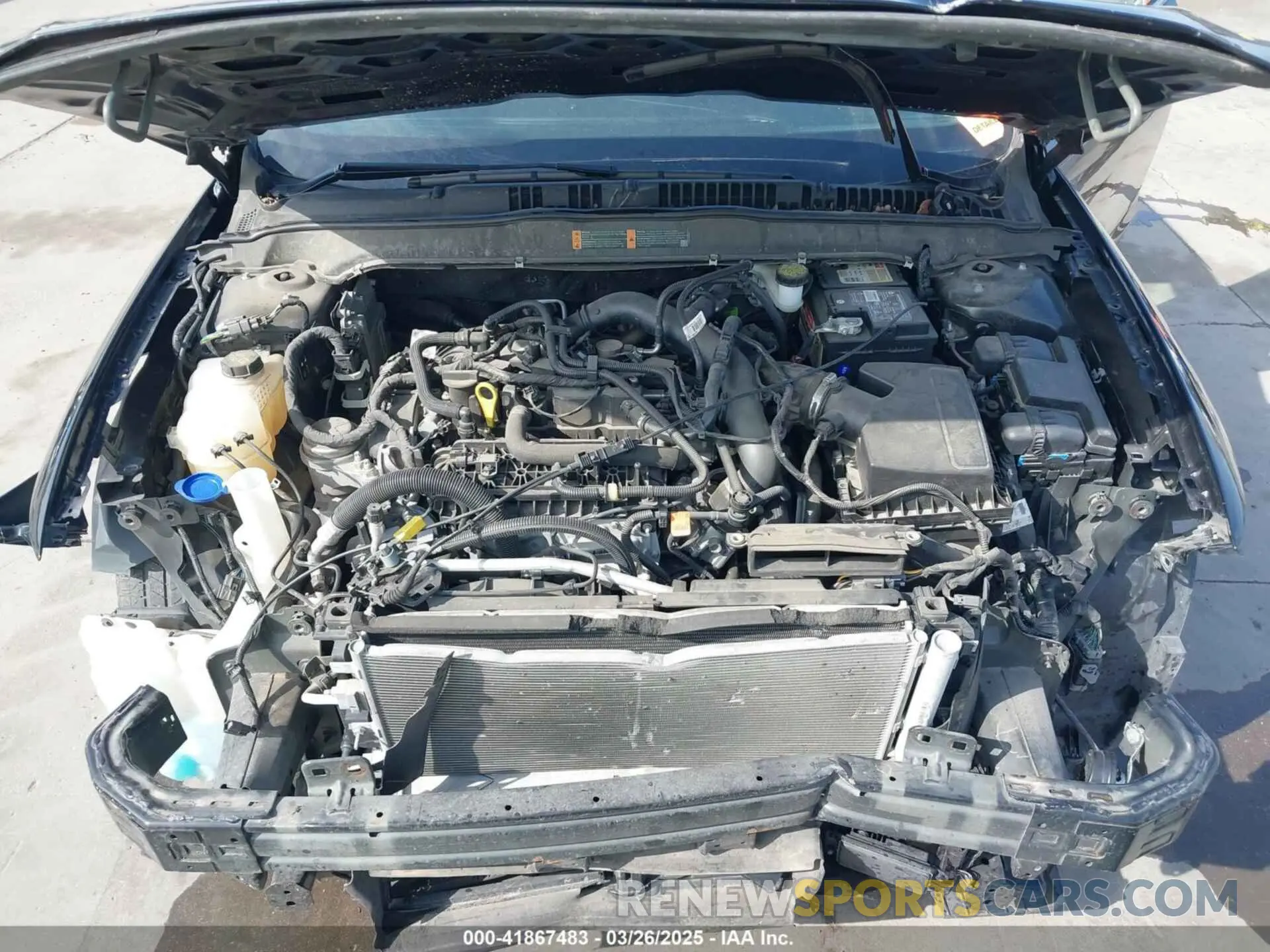 10 Photograph of a damaged car 3FA6P0HD7LR124306 FORD FUSION 2020