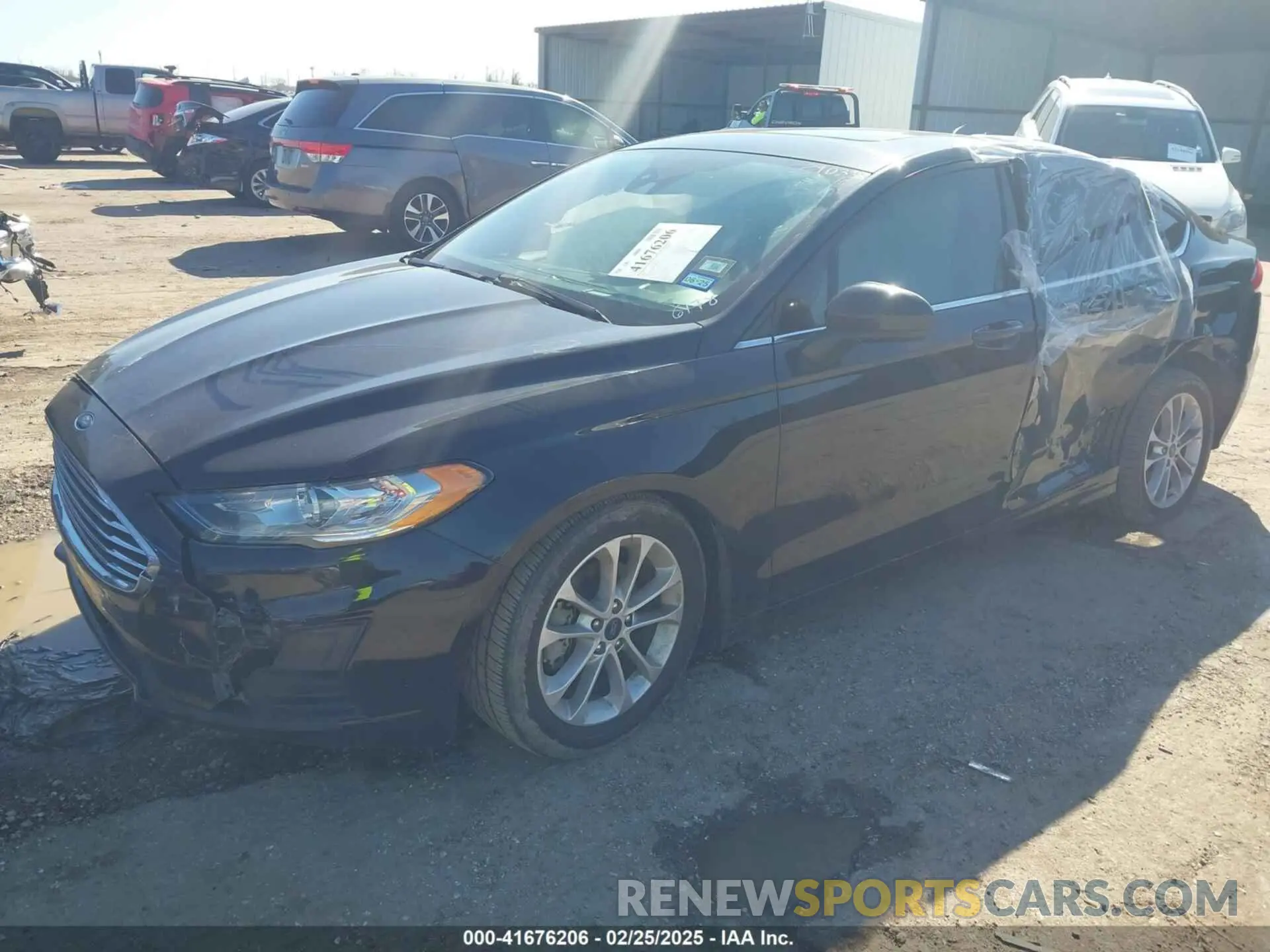 2 Photograph of a damaged car 3FA6P0HD7LR136178 FORD FUSION 2020