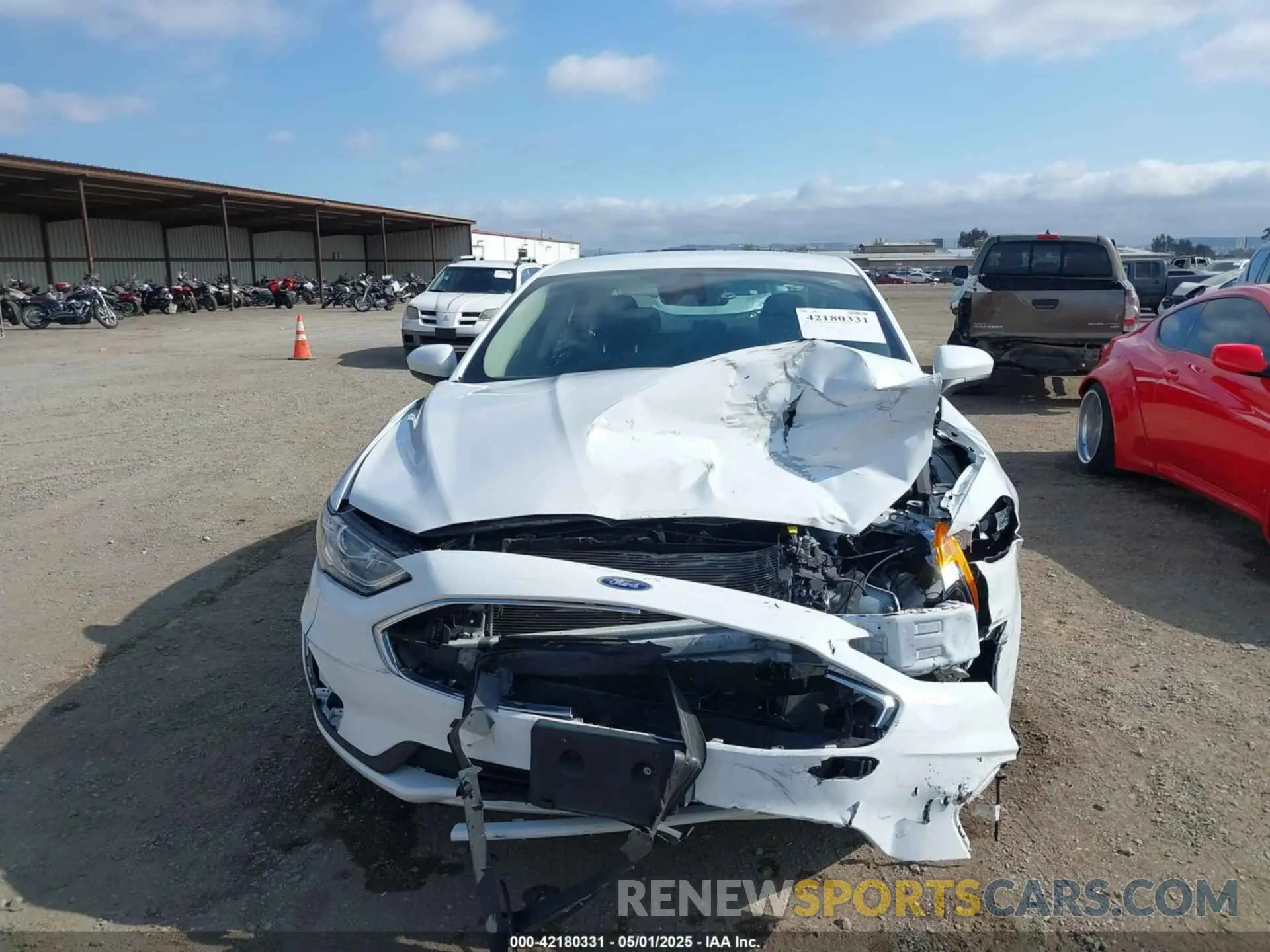 6 Photograph of a damaged car 3FA6P0HD7LR189589 FORD FUSION 2020