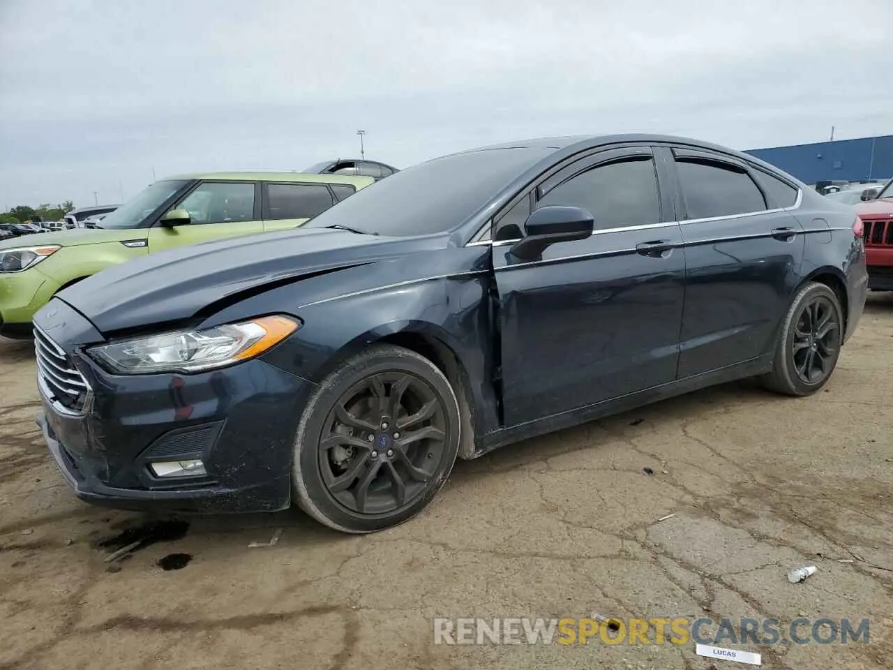 1 Photograph of a damaged car 3FA6P0HD7LR219884 FORD FUSION 2020
