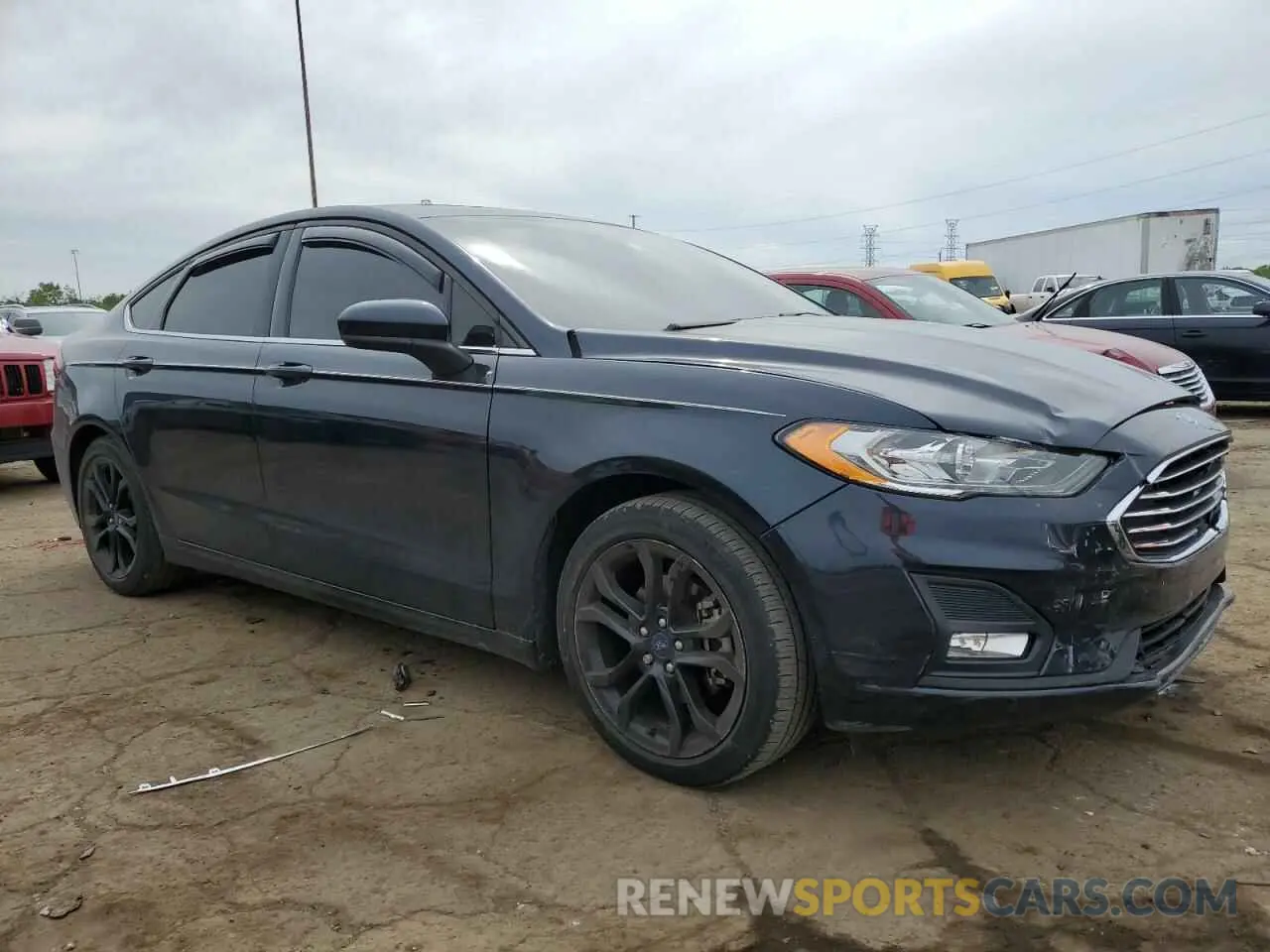 4 Photograph of a damaged car 3FA6P0HD7LR219884 FORD FUSION 2020