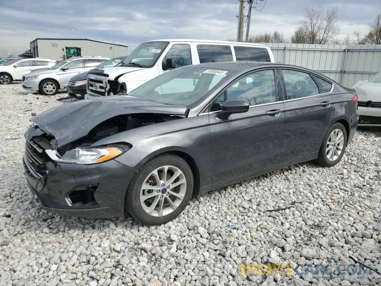 1 Photograph of a damaged car 3FA6P0HD7LR229900 FORD FUSION 2020