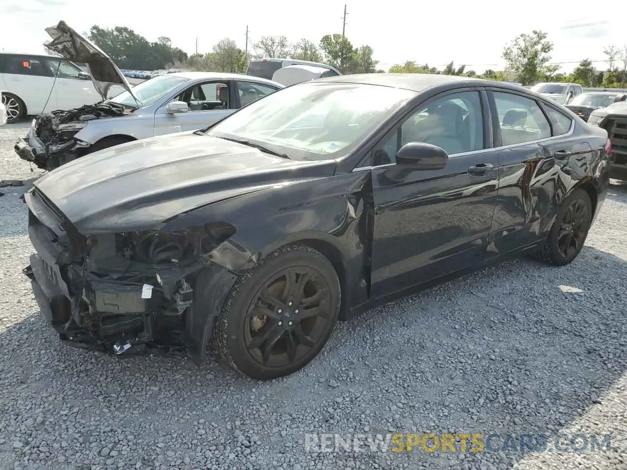 1 Photograph of a damaged car 3FA6P0HD7LR261102 FORD FUSION 2020
