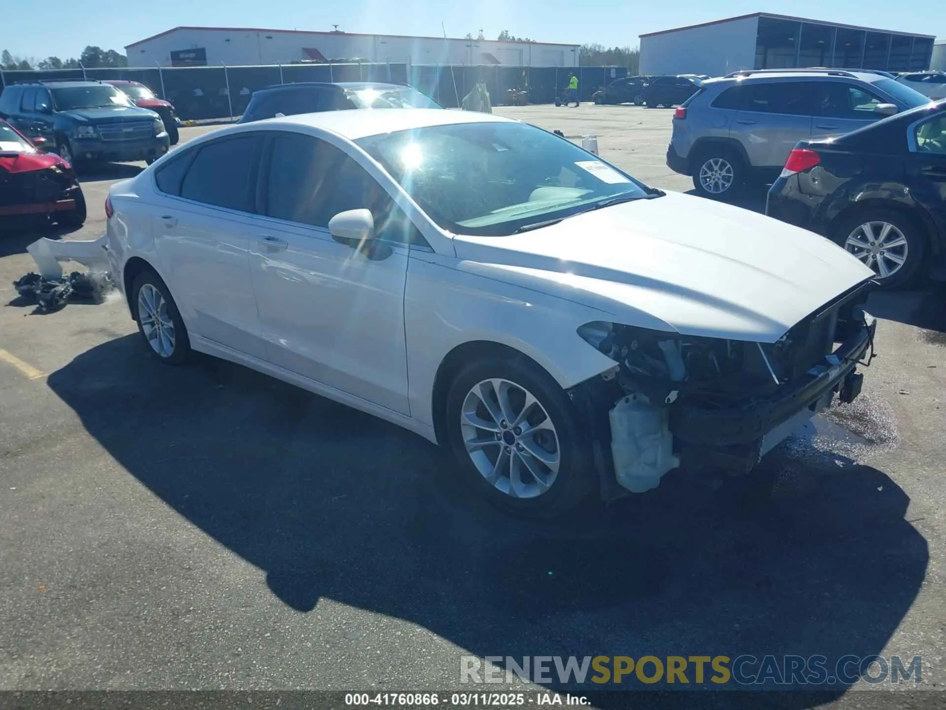 1 Photograph of a damaged car 3FA6P0HD8LR103058 FORD FUSION 2020