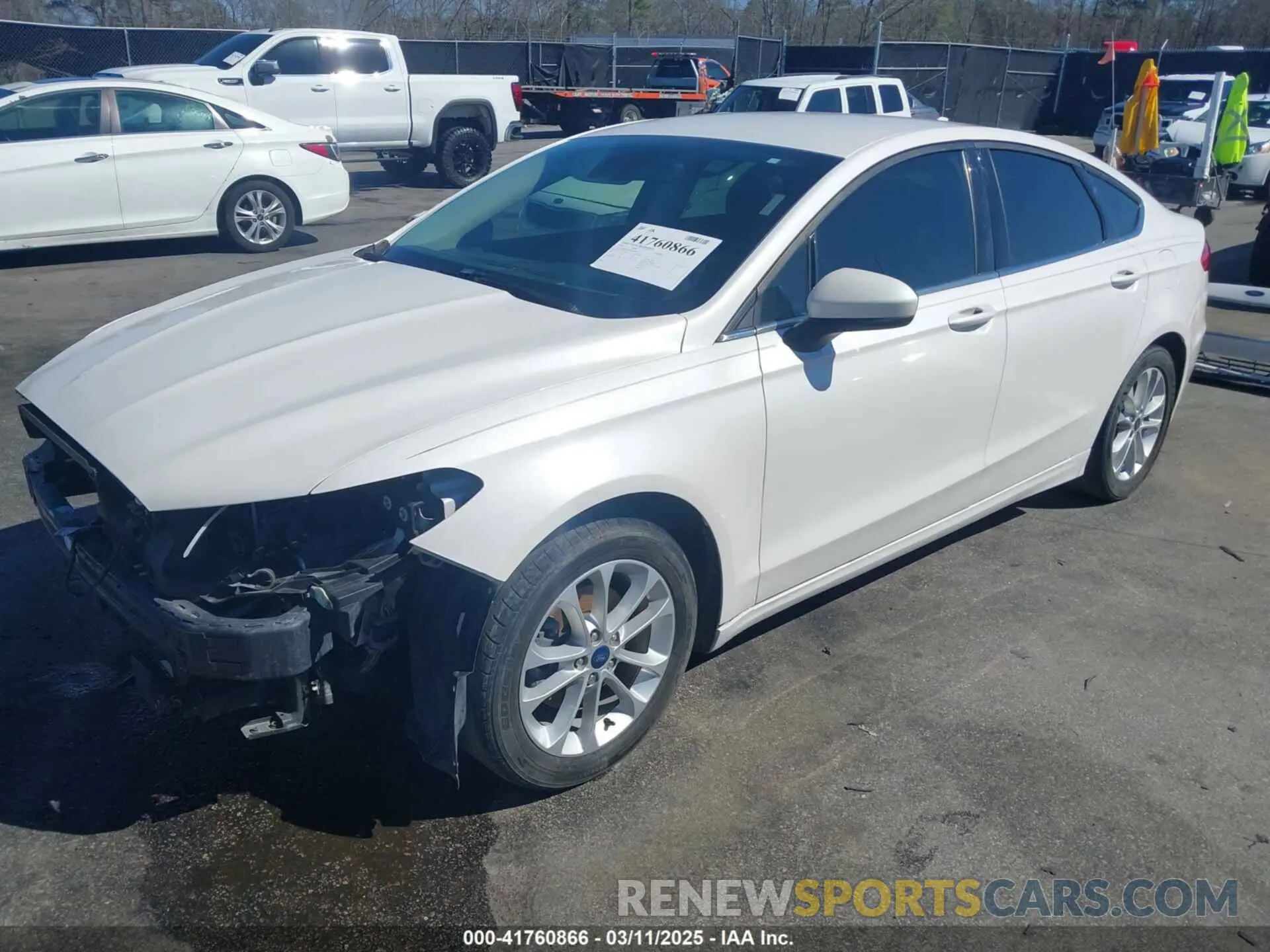 2 Photograph of a damaged car 3FA6P0HD8LR103058 FORD FUSION 2020