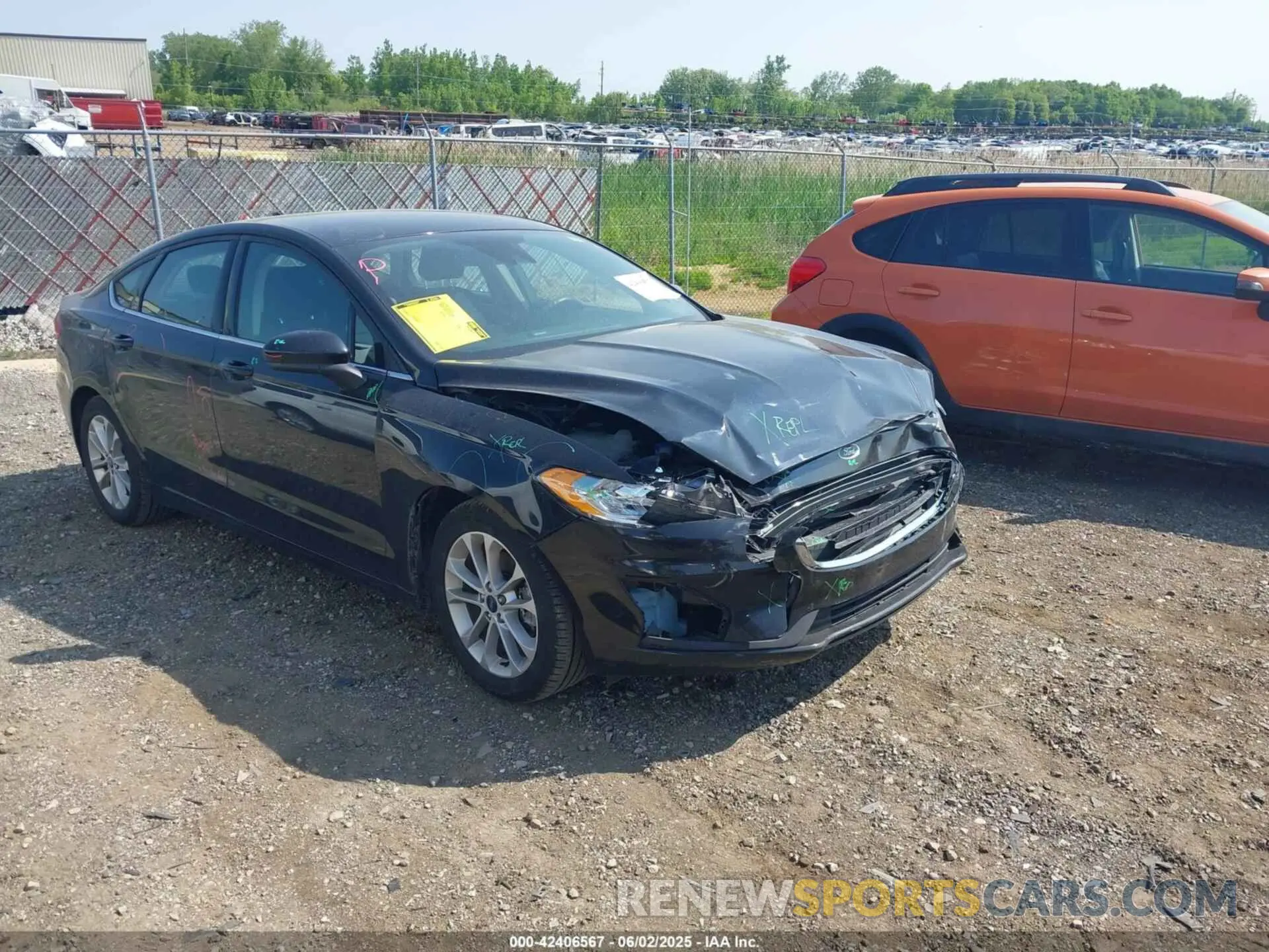 1 Photograph of a damaged car 3FA6P0HD8LR109376 FORD FUSION 2020