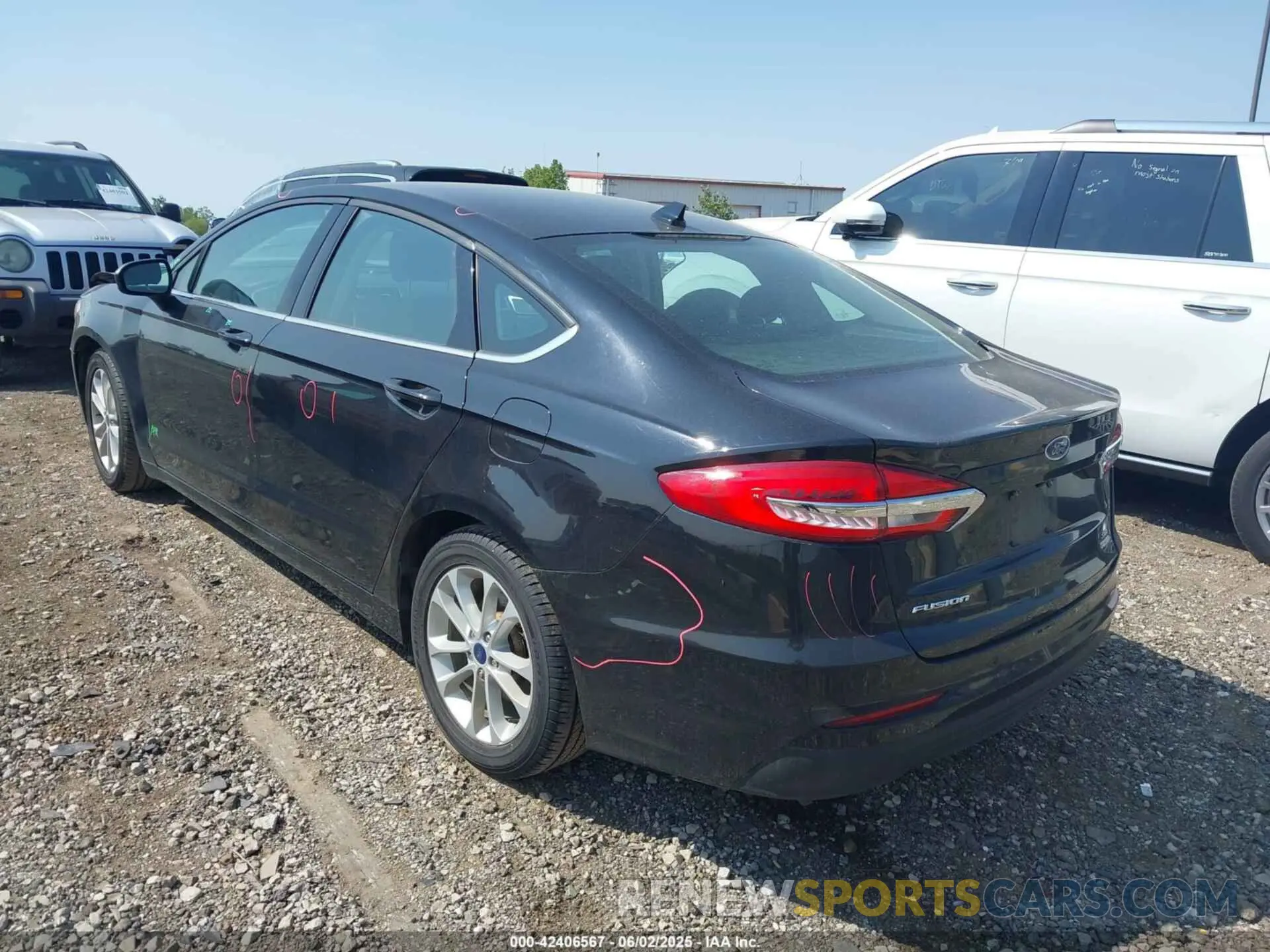 3 Photograph of a damaged car 3FA6P0HD8LR109376 FORD FUSION 2020